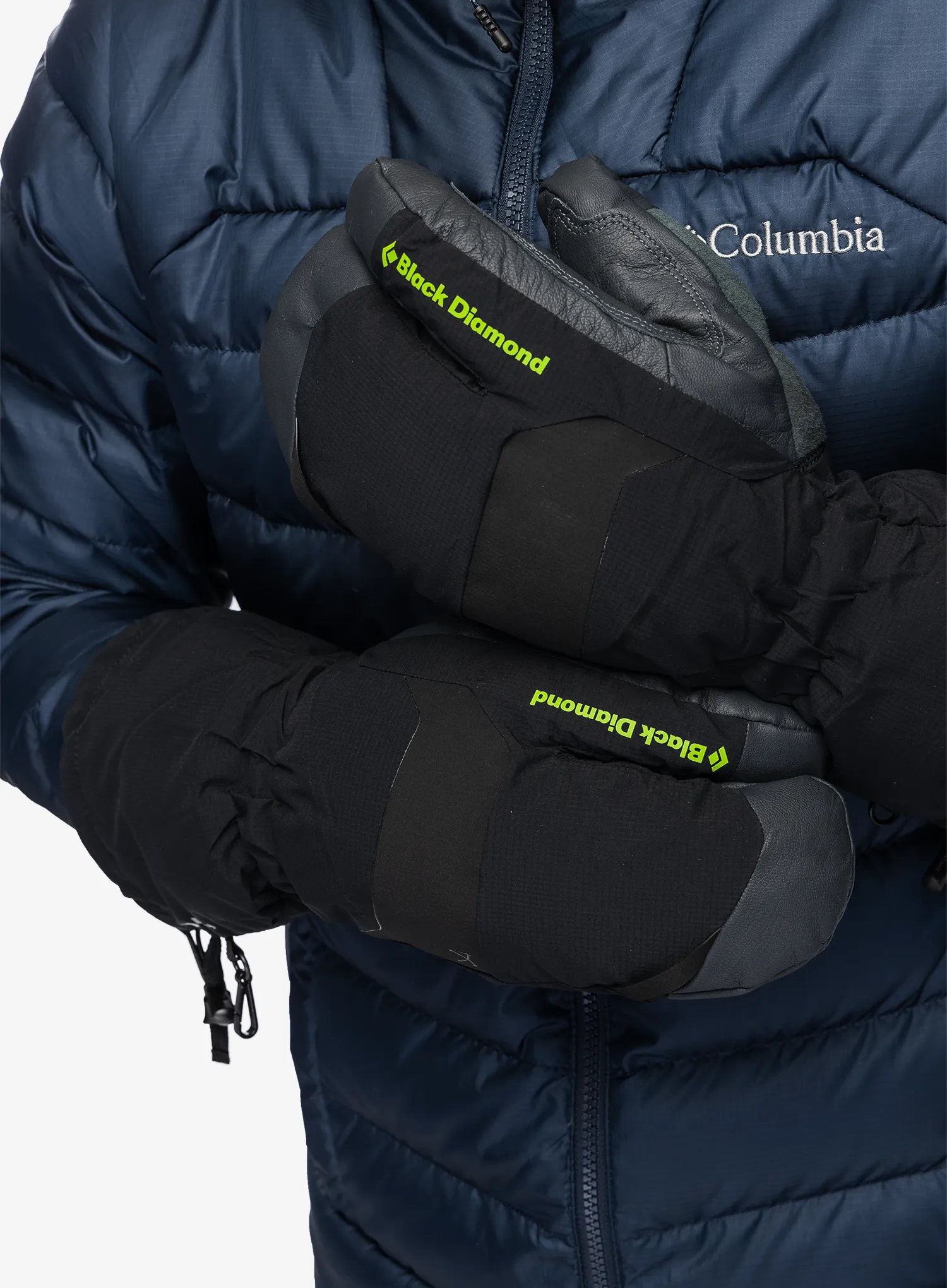 Fäustlinge Black Diamond Alpine 3-Finger Mitts - black/carbon