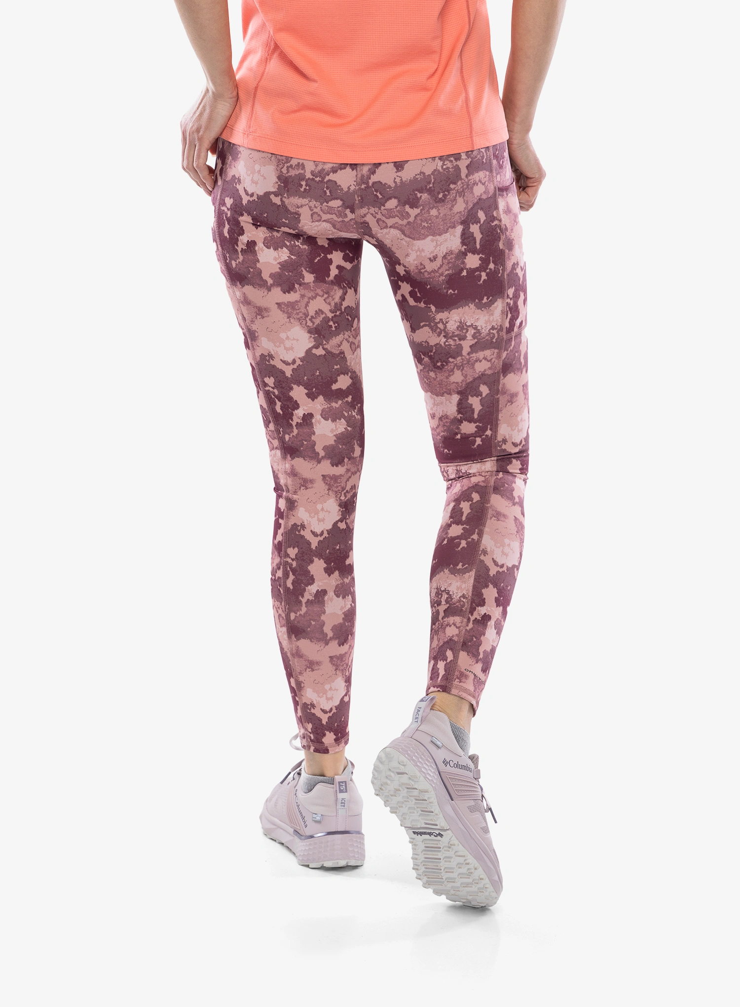 Leggings Damen Columbia Boundless Trek Legging - eraser pink deco camo
