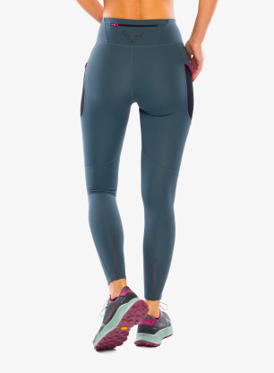 Lauftights Damen Dynafit Warm Ultra Tights - cinder/cinder