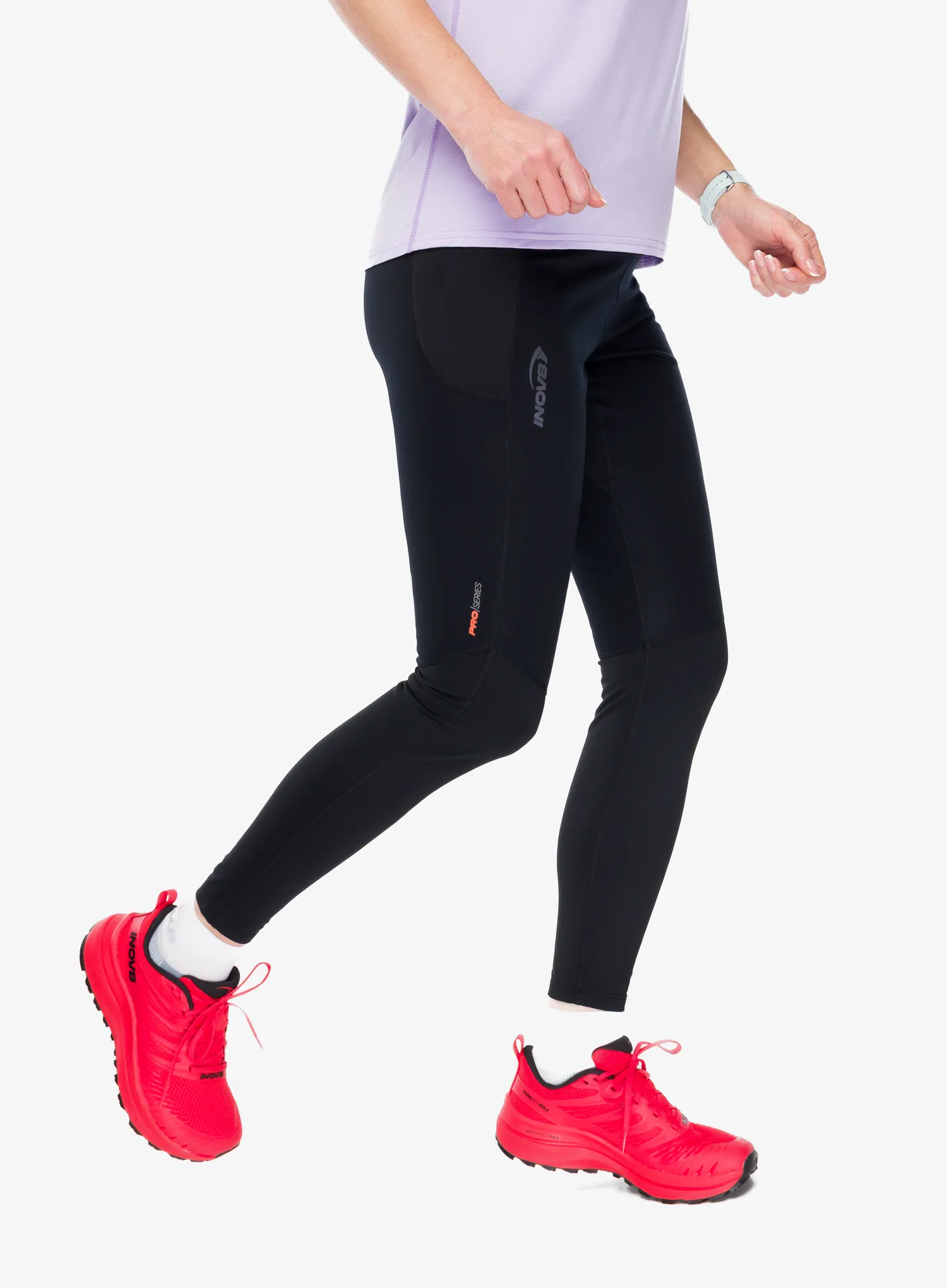 Lauftights Damen Inov-8 Active Pro Tight - black/black