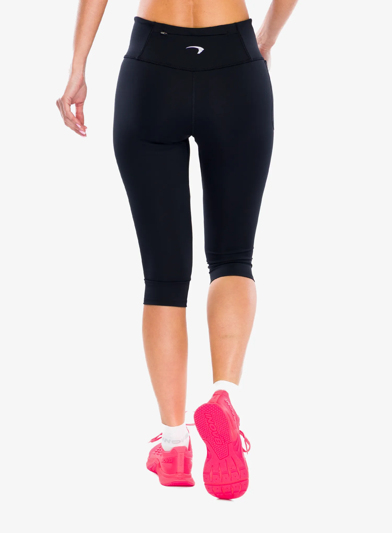 Lauftights Damen Inov-8 Active Tights 3/4 - black