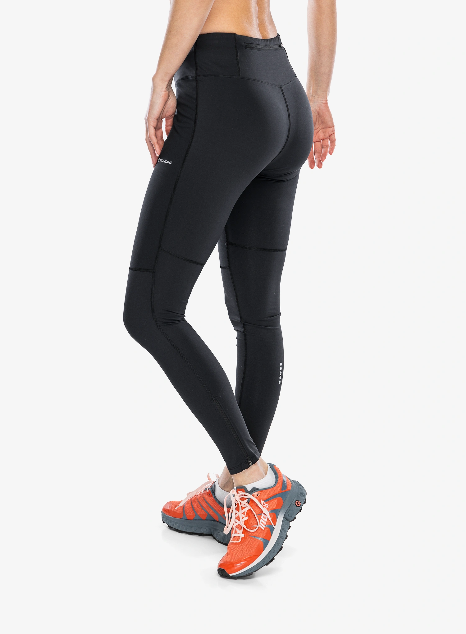 Lauftights Damen Montane Slipstream Thermal Tights - black