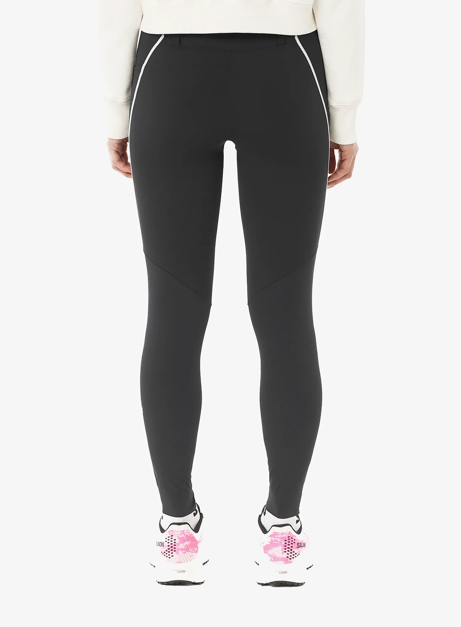 Lauftights Damen Salomon Sense Stow Tights - deep black