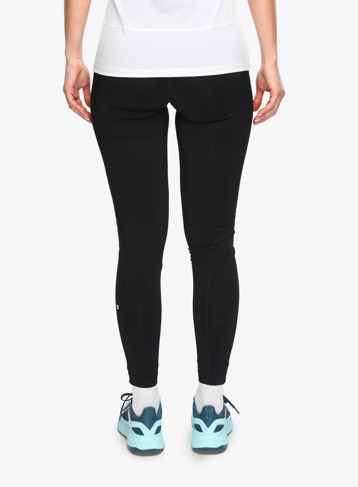 Lauftights Damen Salomon Shkout Core Warm Tights - deep black