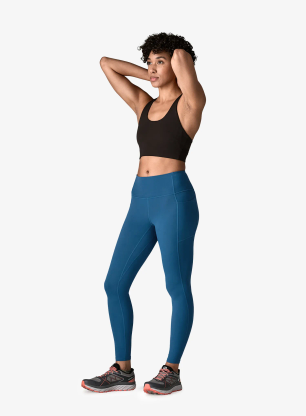 Leggings Damen Patagonia Maipo 7/8 Stash Tights - aquatic blue