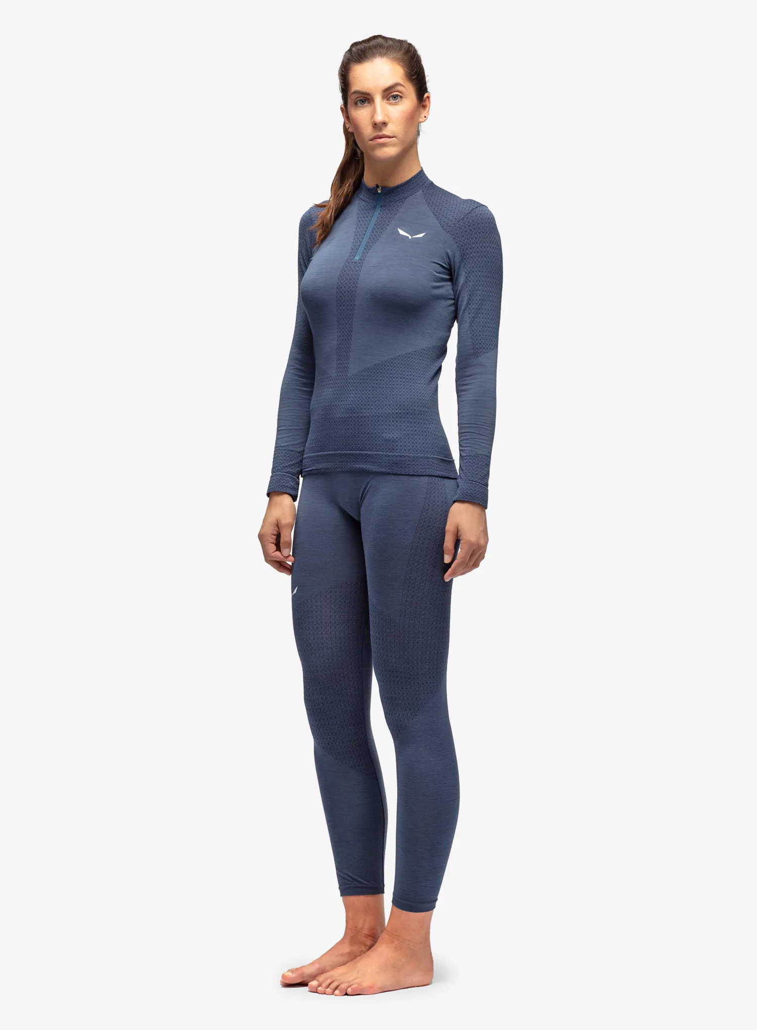 Thermounterhose Damen Salewa Zebru Responsive Tight - dark denim