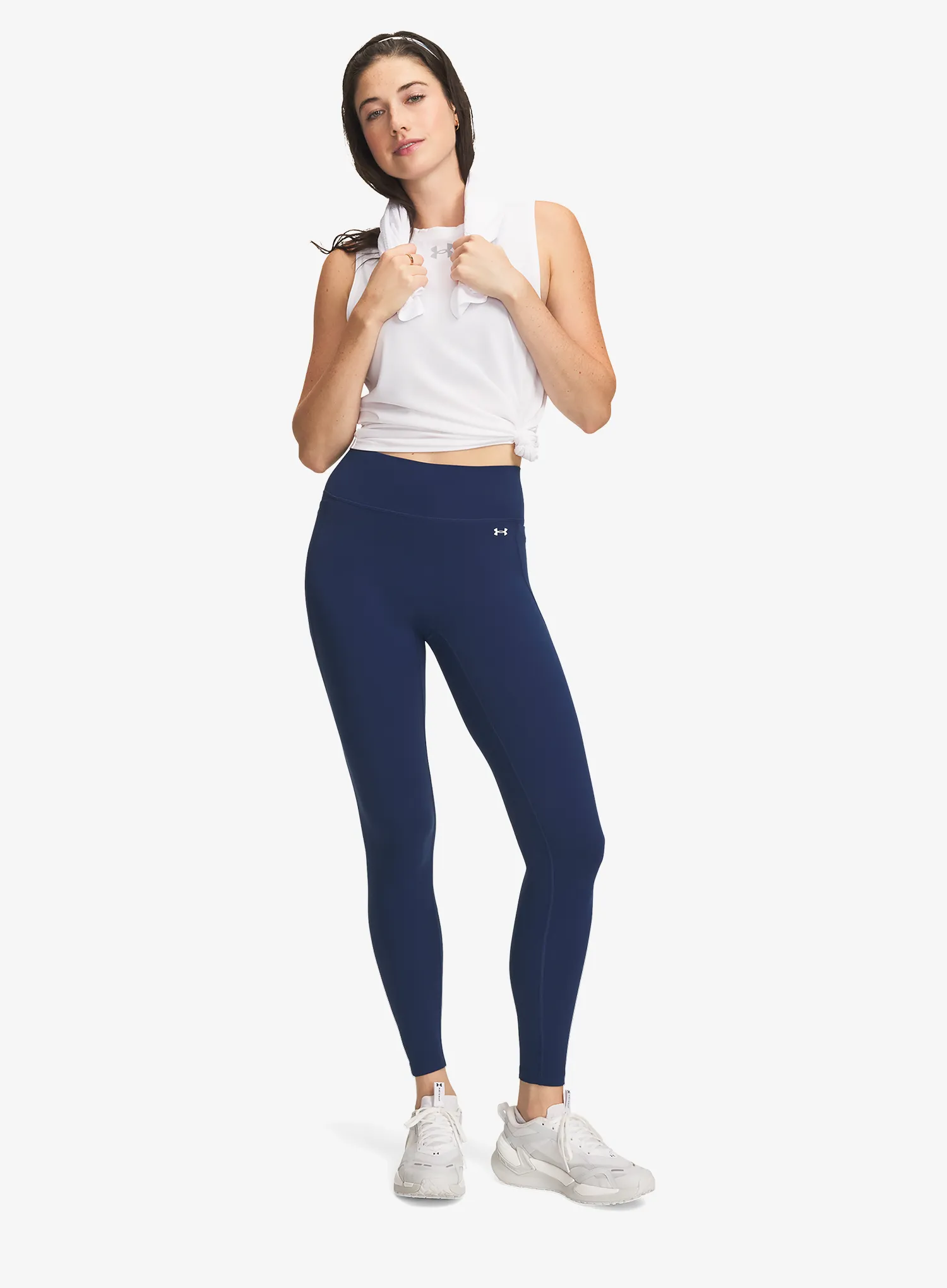 Leggings Damen Under Armour Motion Legging - blackout navy/white
