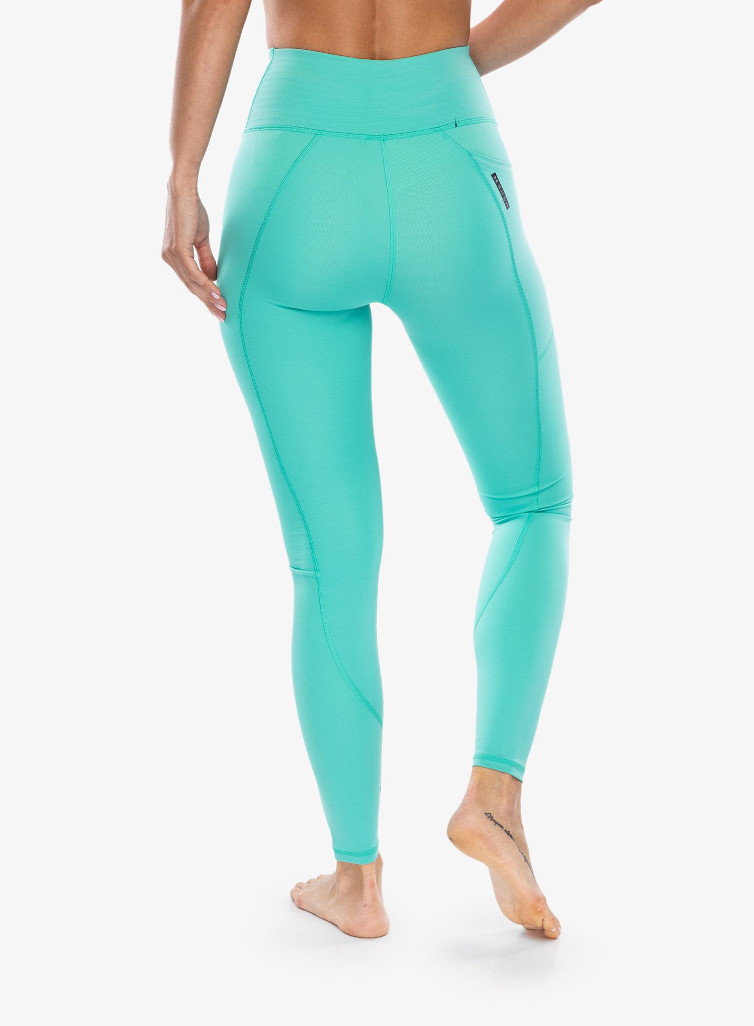 Lauftights Damen Under Armour Rush Legging NS - neptune/iridescent