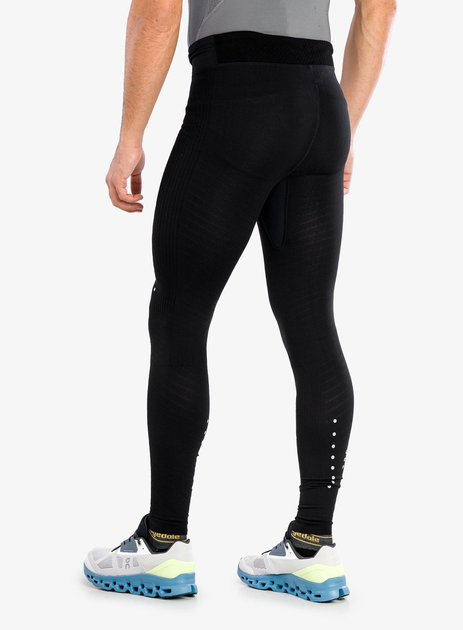 Lauftights Compressport Winter Trail Under Control Full Tights - black
