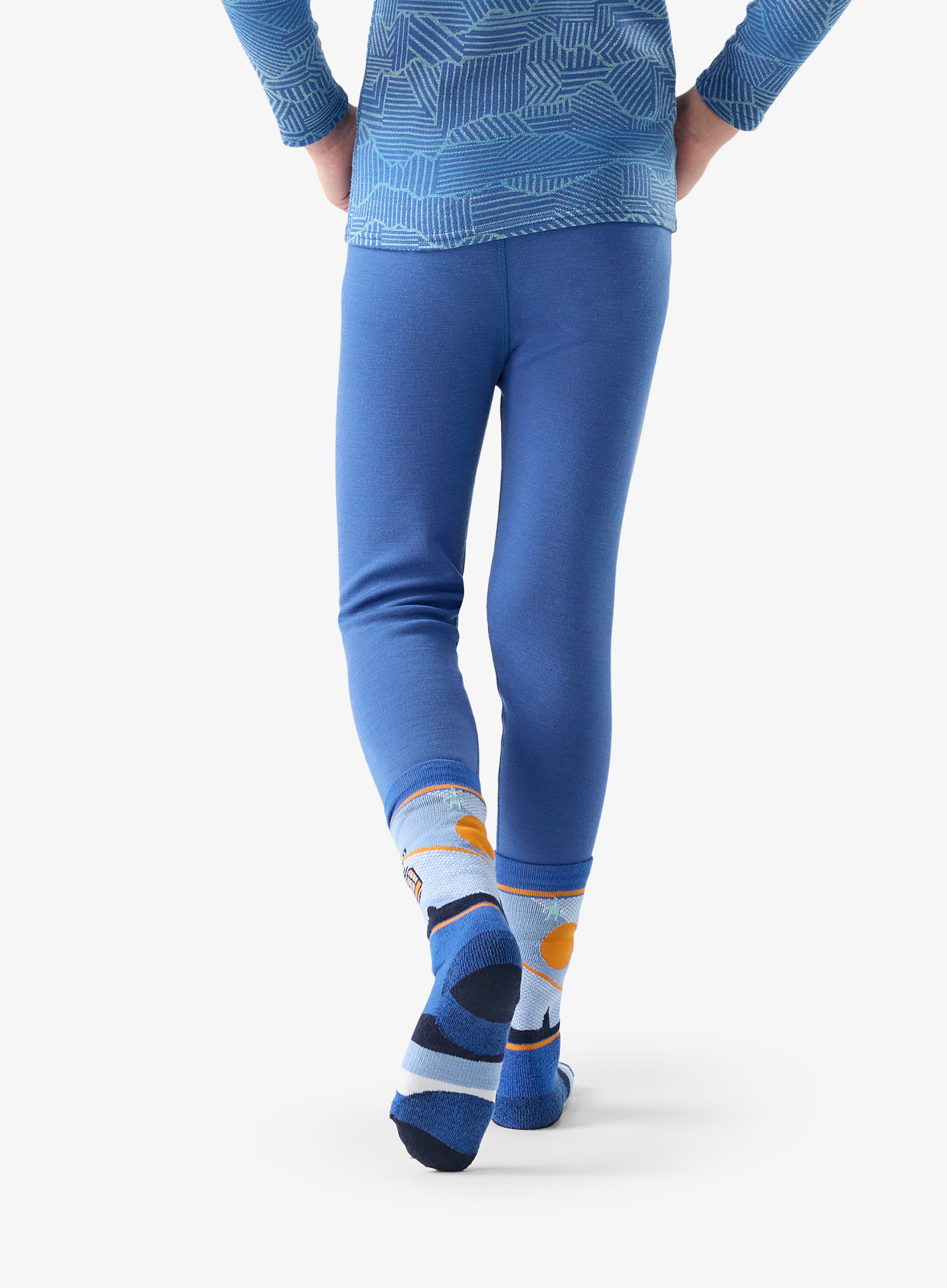 Leggings für Kinder Smartwool Classic Thermal Merino Base Layer Bottom - royal indigo