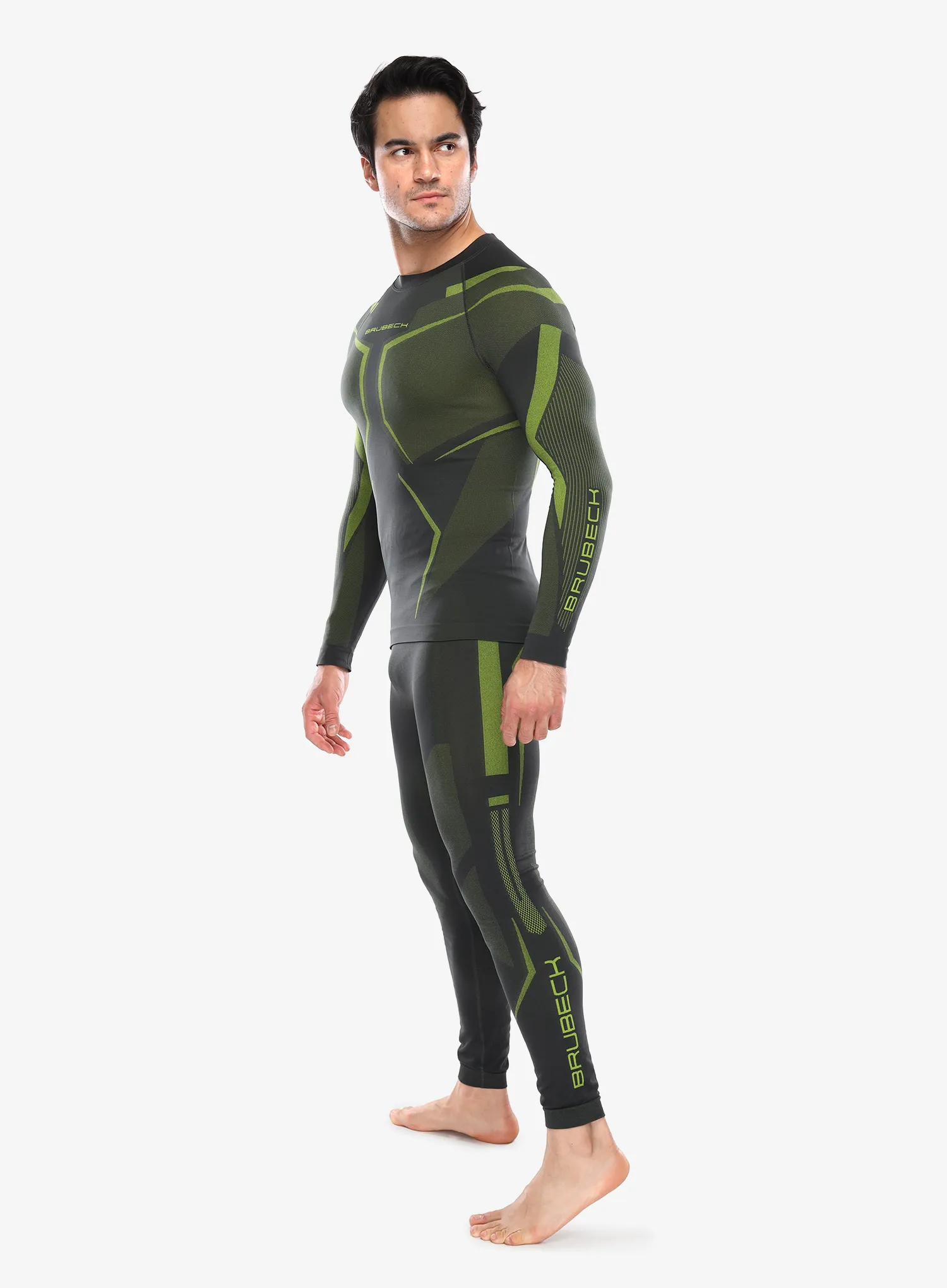 Thermounterhose Brubeck Dry  - graphite/lime