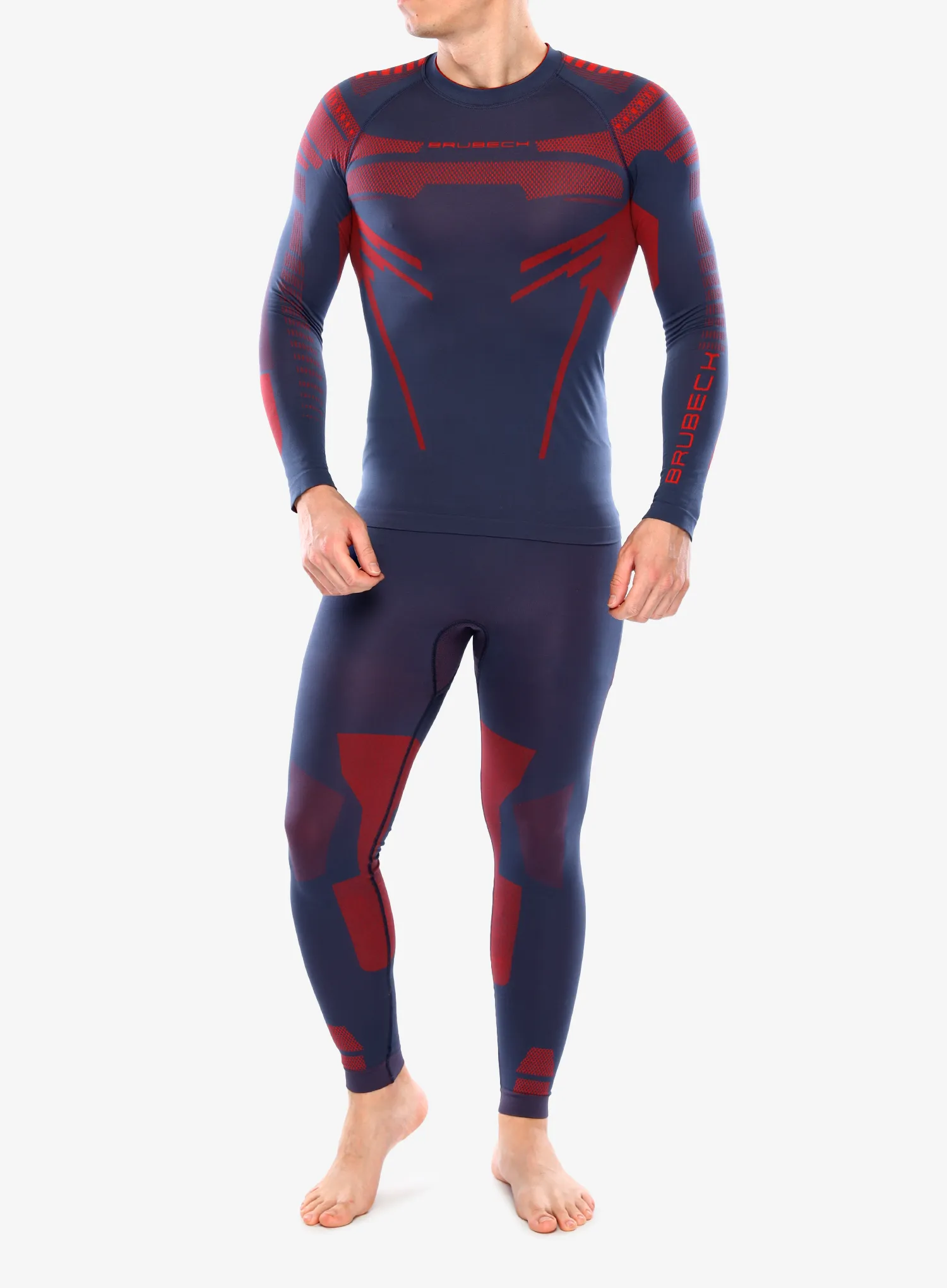 Thermounterhose Brubeck Dry Pants - navy/red