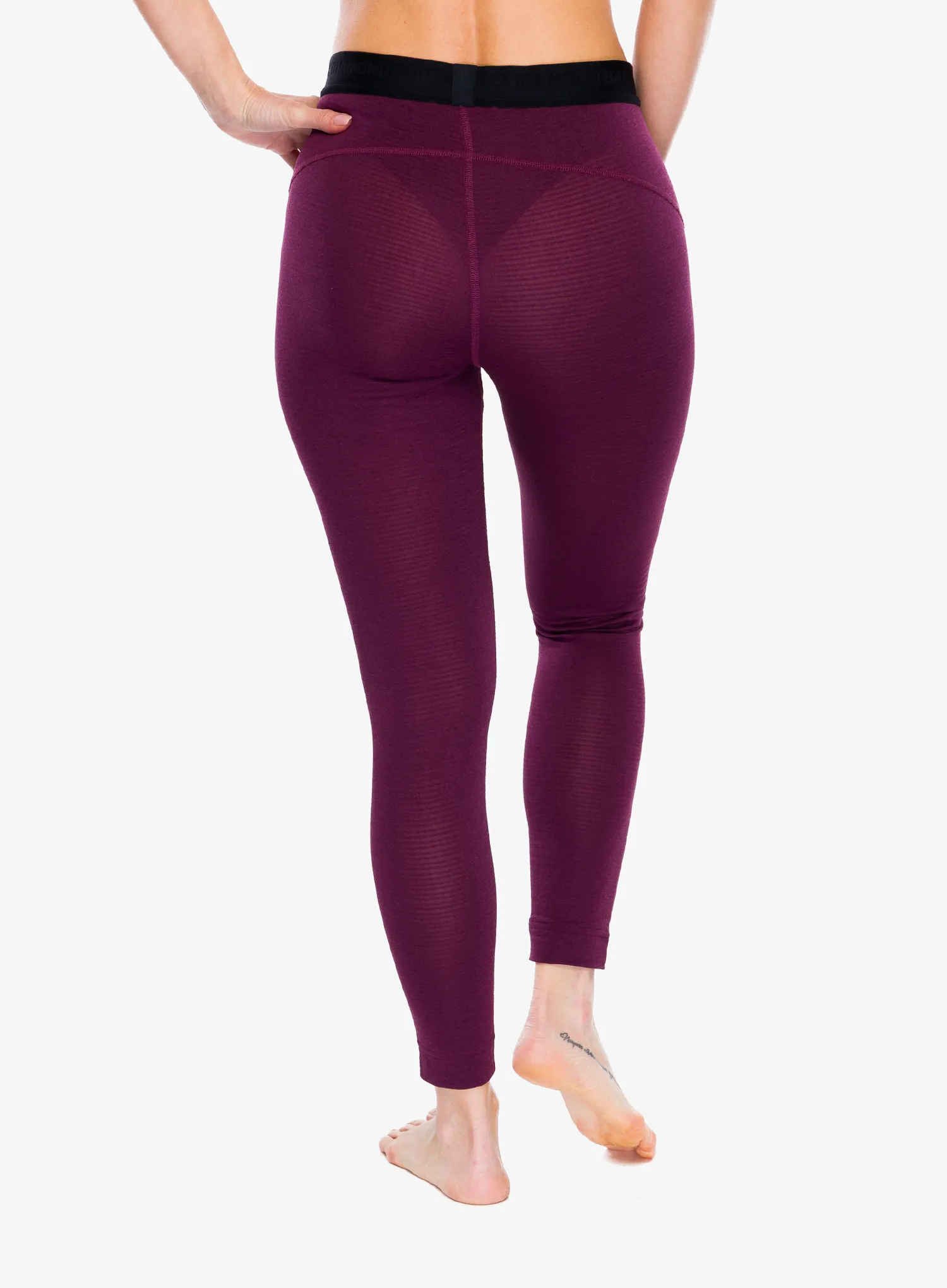 Thermounterhose Damen Black Diamond Coefficient LT Pants - blackberry