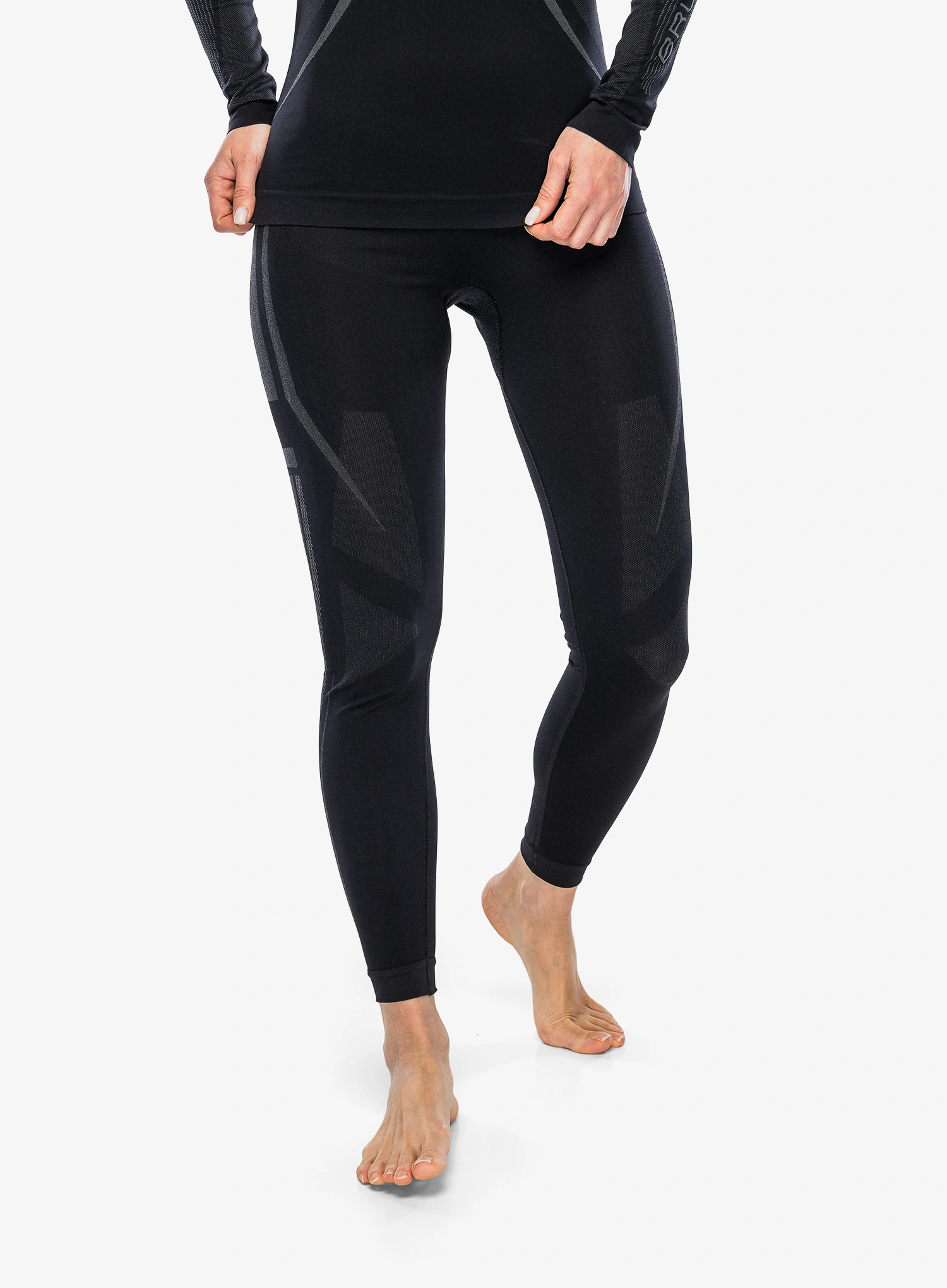 Thermounterhose Damen Brubeck Dry  - black/graph