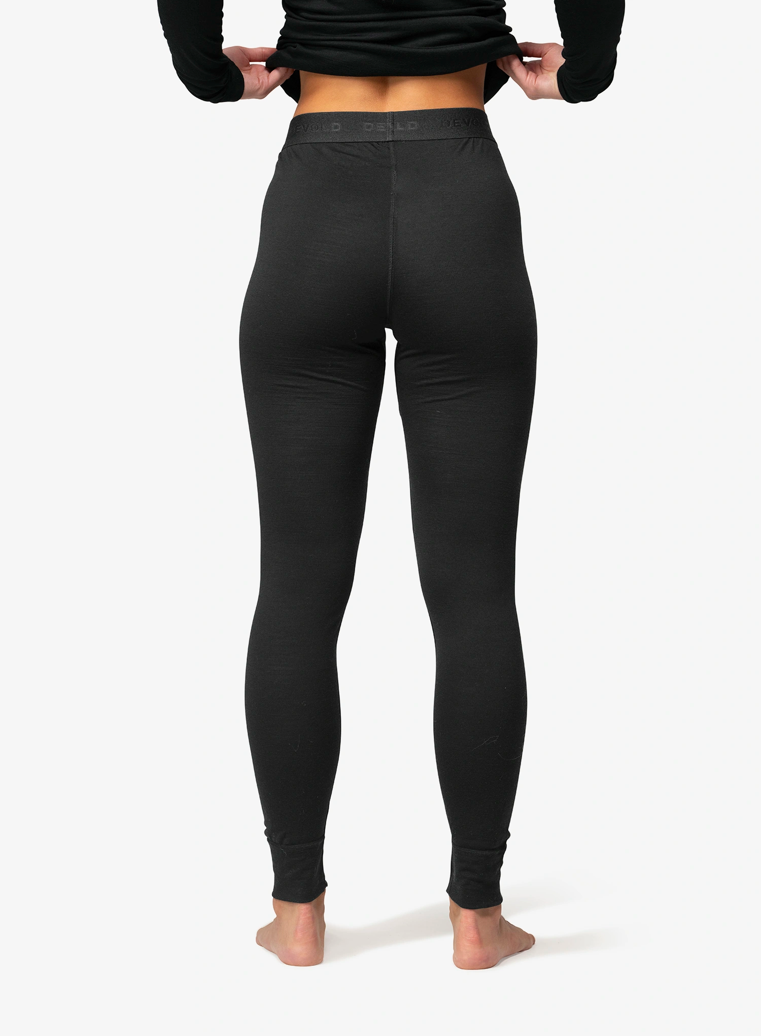 Thermounterhose Damen Devold Breeze Merino 150 Longs - black