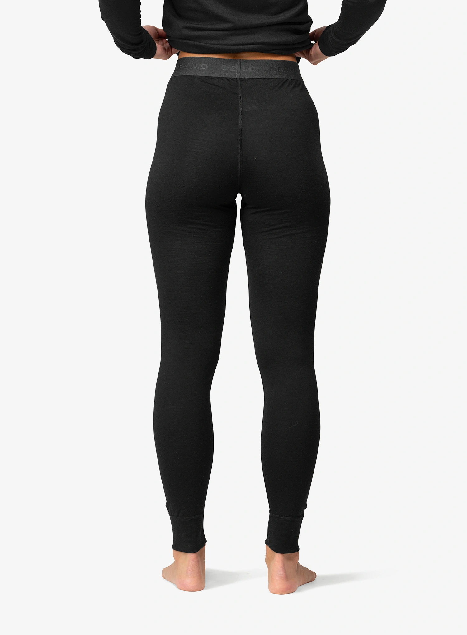 Thermounterhose Damen Devold Breeze Plus Merino 200 Longs - black