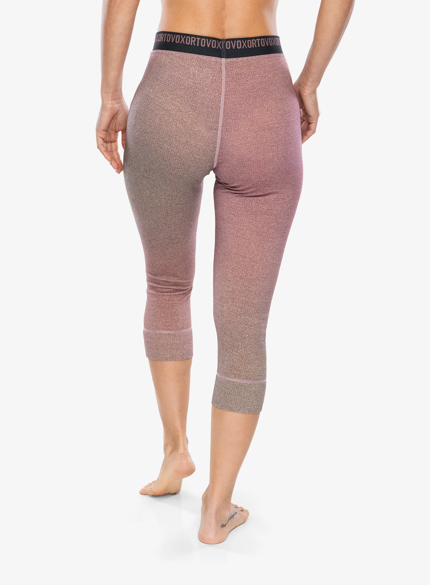 Thermounterhose Damen Ortovox 185 Rock'N'Wool Print SP - aop dawn rose