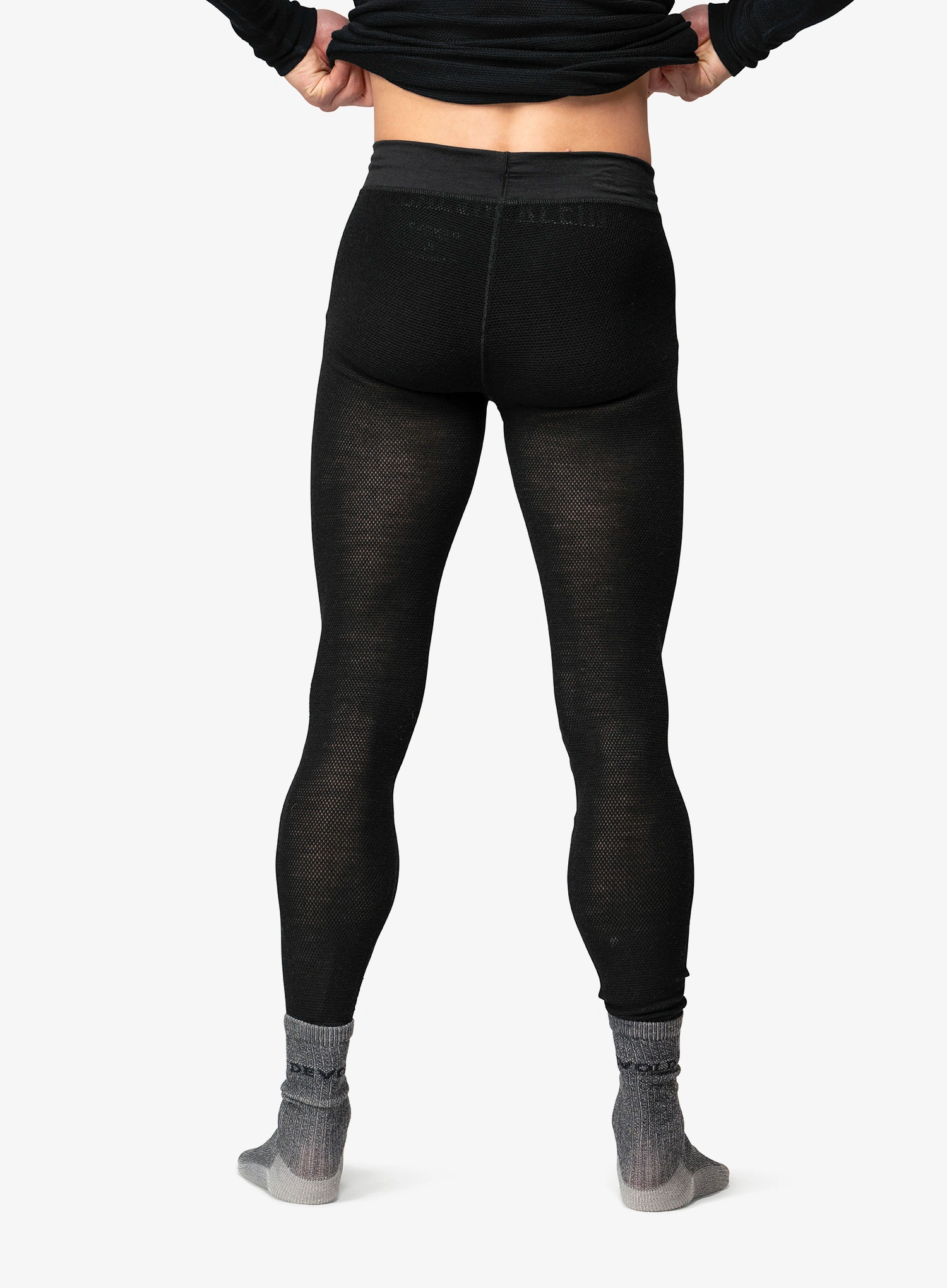 Thermounterhose Devold Wool Mesh 190 Longs - caviar