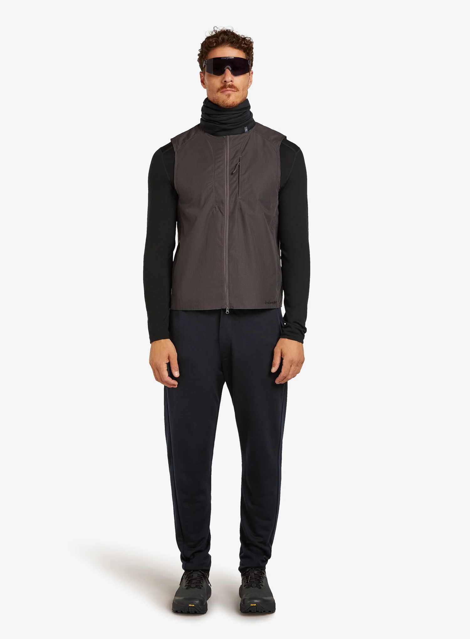 Thermounterhose Icebreaker 200 Oasis Leggings W/Fly - black