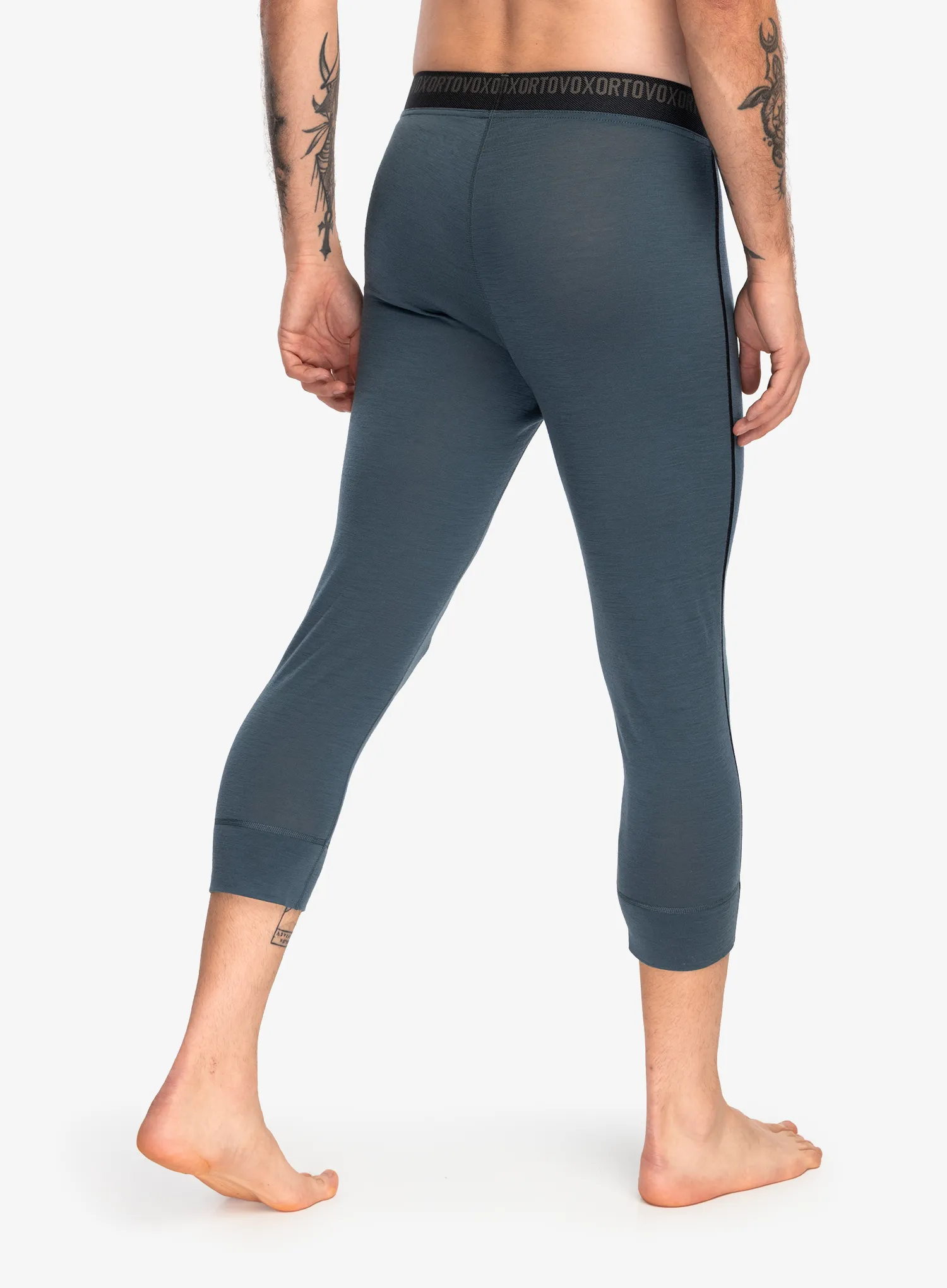 Thermounterhose Ortovox 185 Rock N Wool Short Pants - dark arctic grey