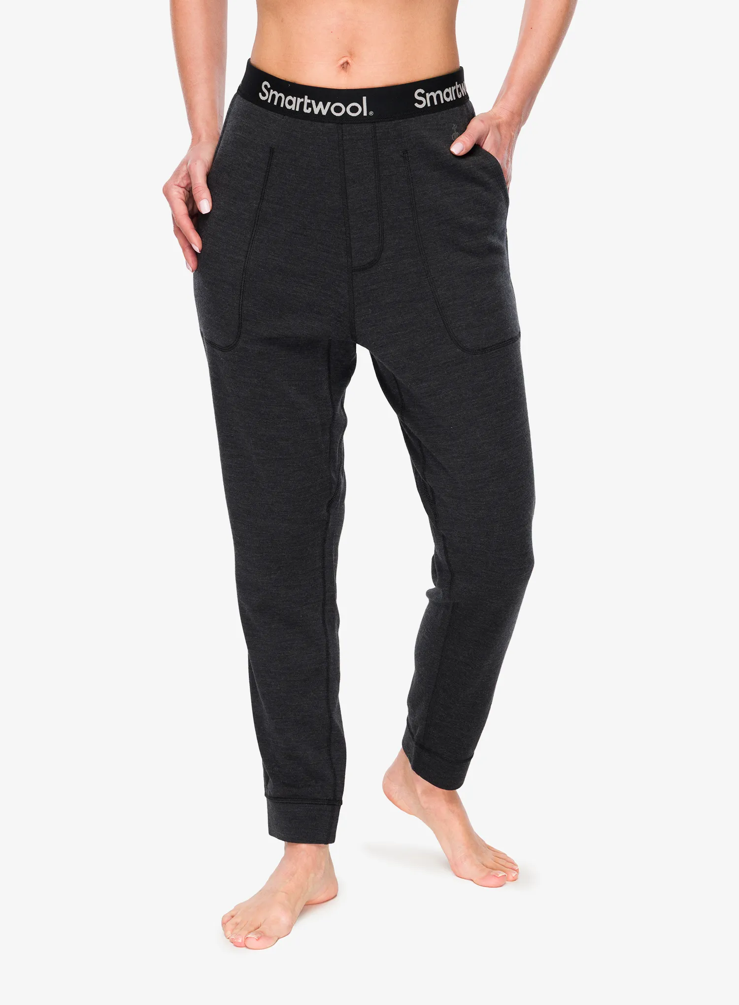 Thermounterhose Smartwool Thermal Merino Jogger - charcoal heather