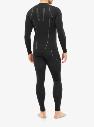Thermounterhose Viking Base Layer Eiger 2.0 Pants - black/grey