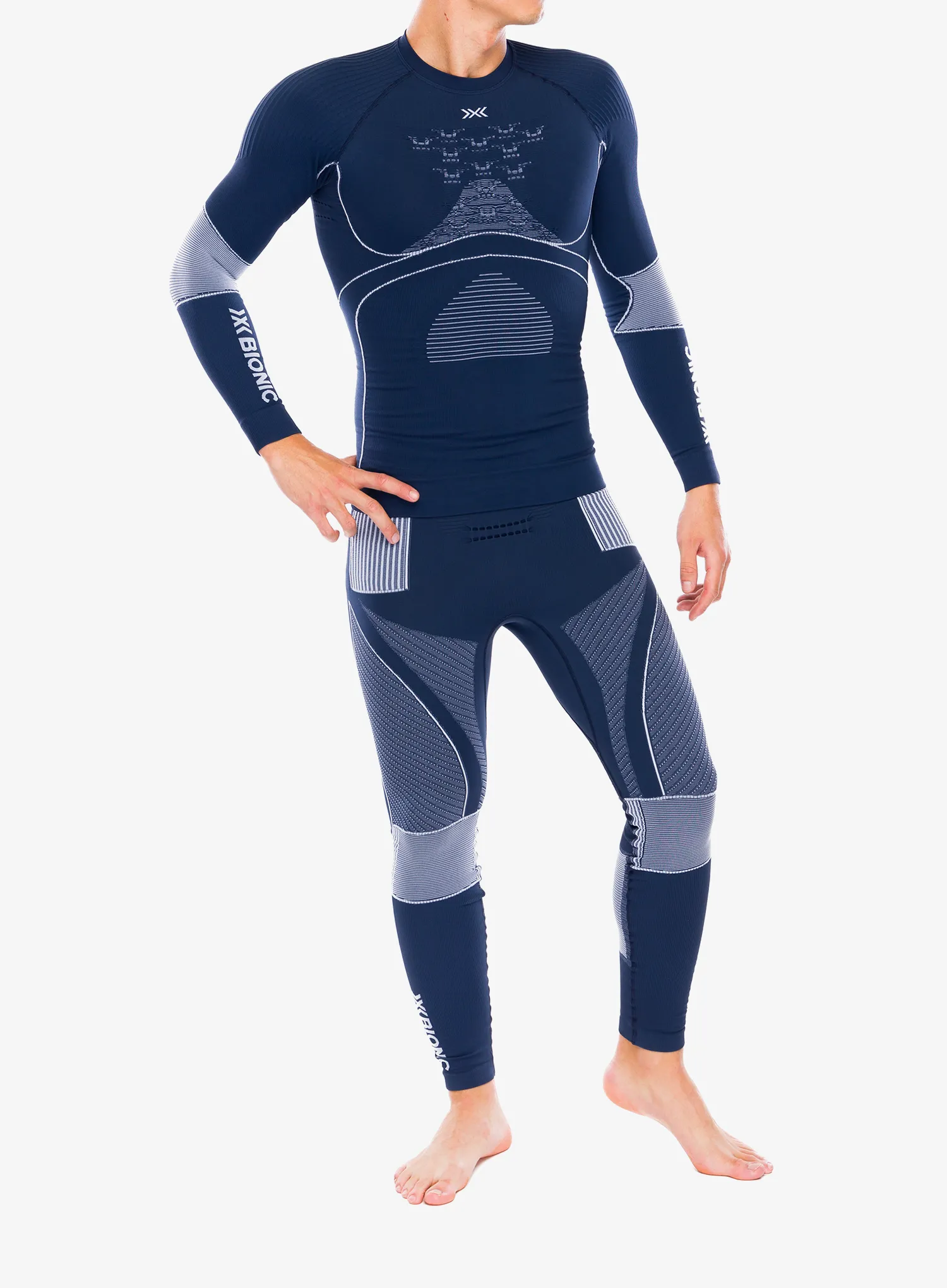 Thermounterhose X-Bionic Energy Accumulator 4.0 - marine/optical white