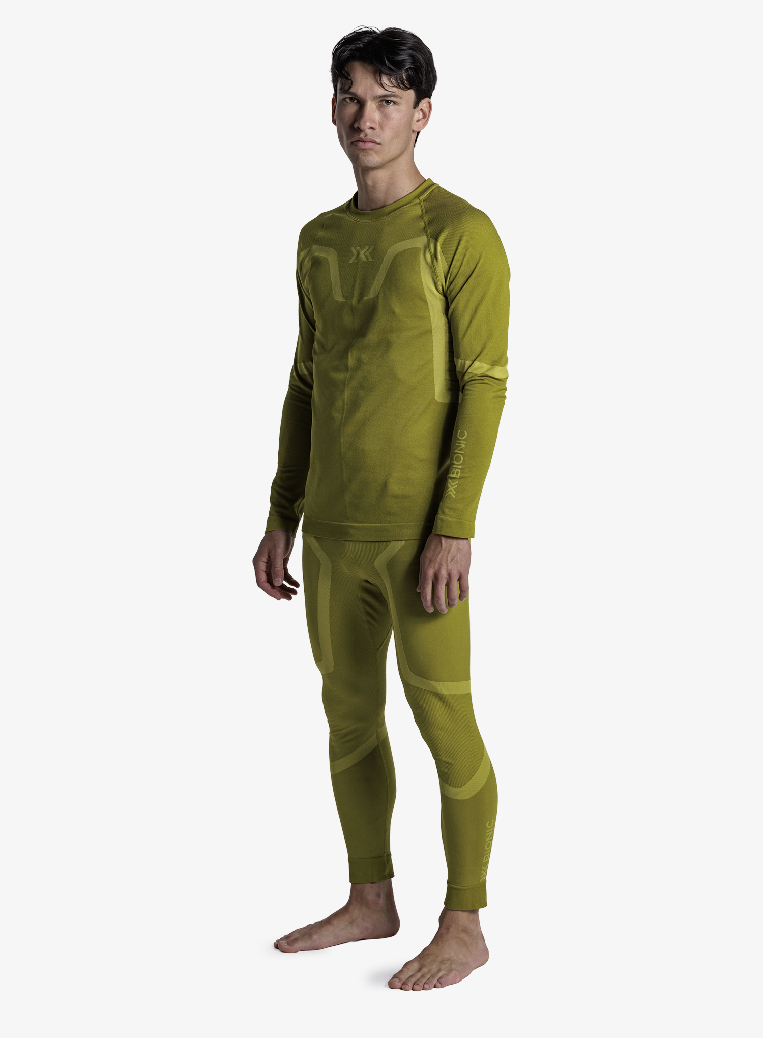 Thermounterhose X-Bionic X-Ential Long Tights - moss green