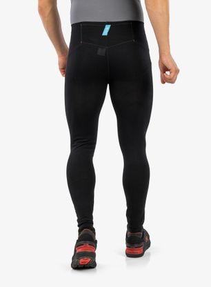 Lauftights Herren Compressport Trail Under Control Full Tights - black