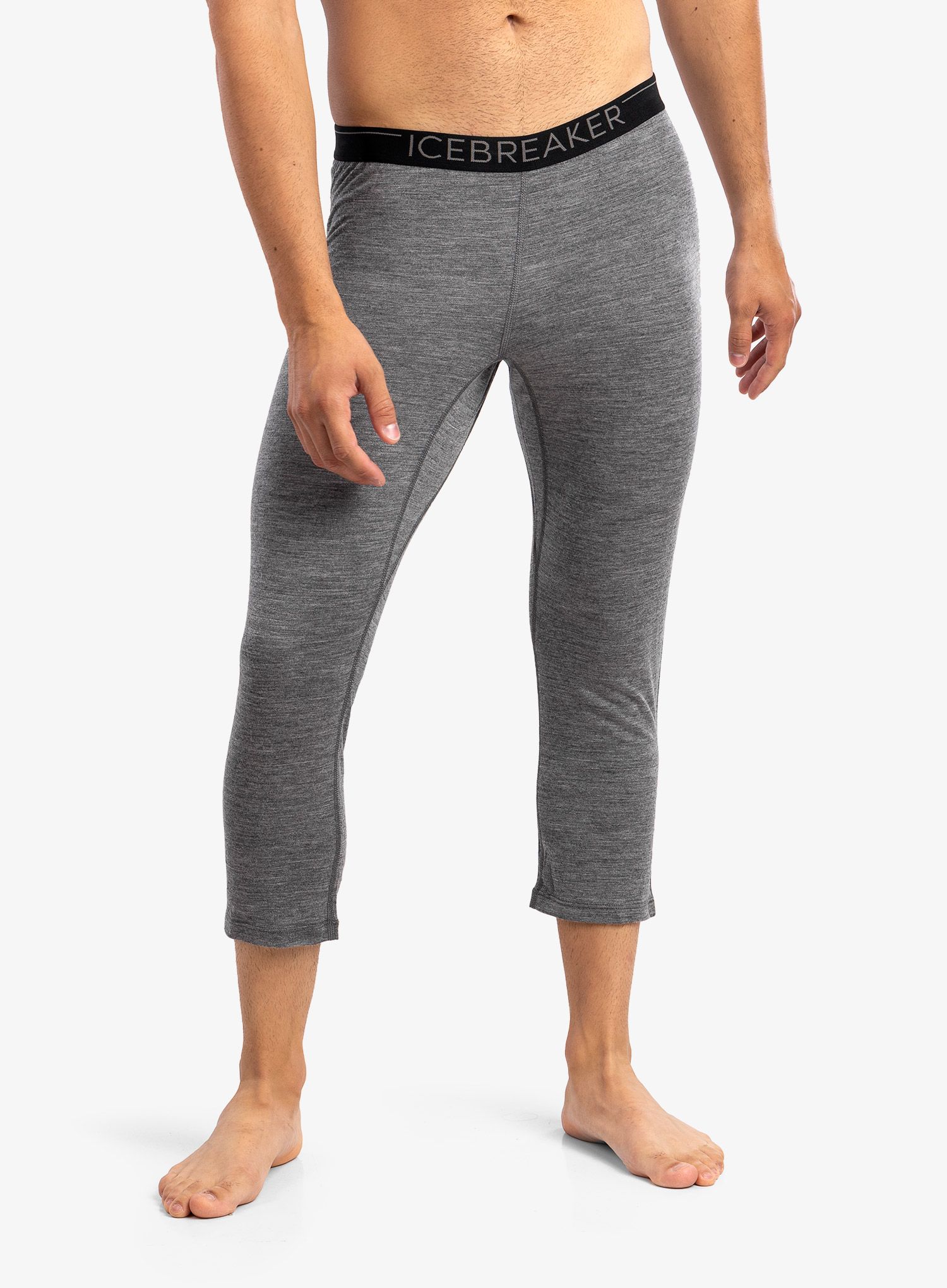 Thermounterhose Icebreaker 200 Oasis Legless - gritstone hthr