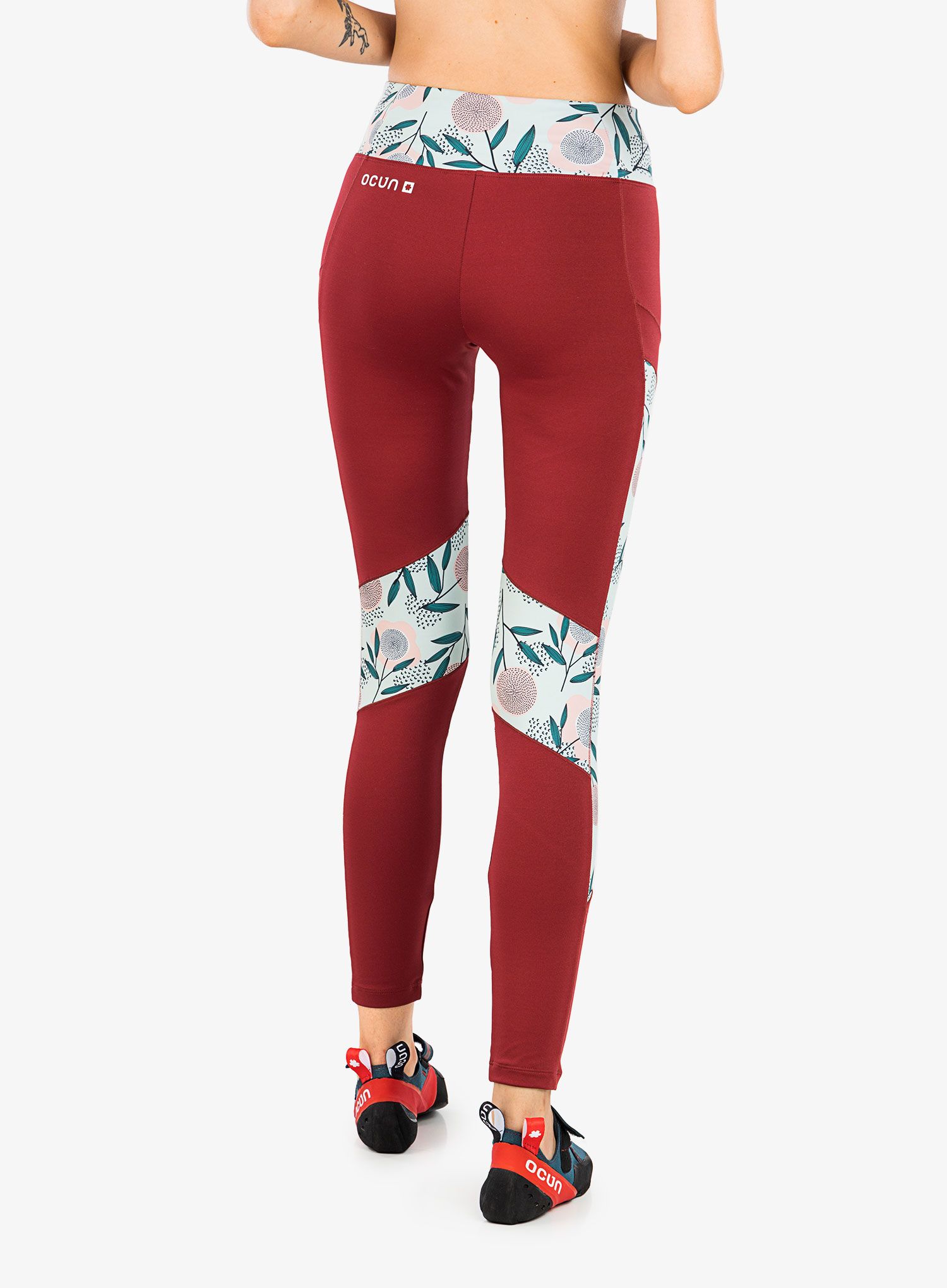 Kletterleggins Ocun Rhea Leggings - wine merlot