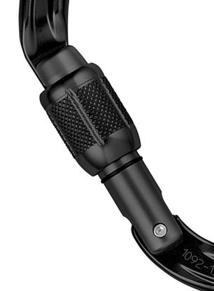 Karabiner Petzl OK Screw-Lock - noir