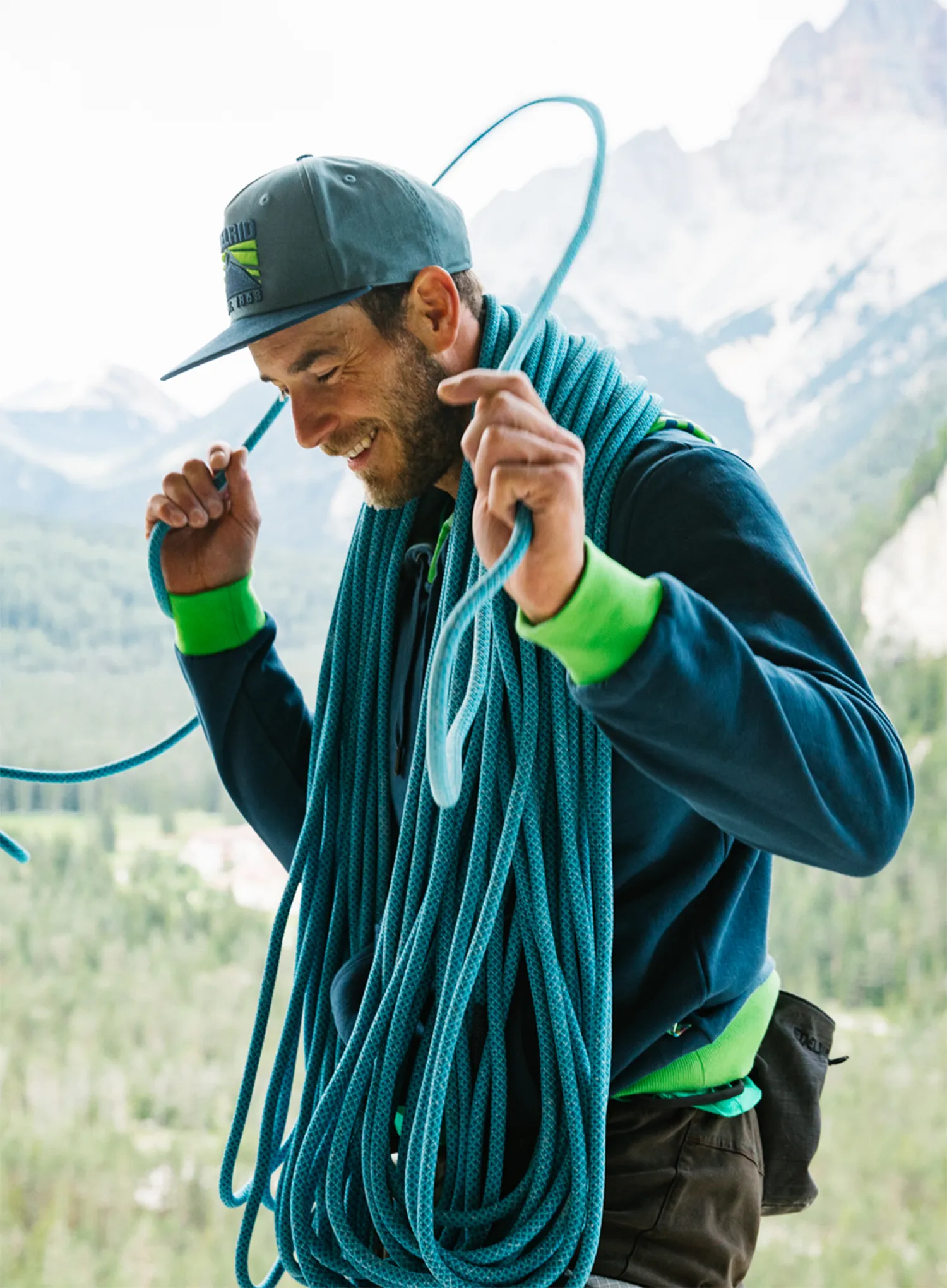 Dynamikseil Edelrid Heron Eco Dry 9,8 mm 50 m - icemint