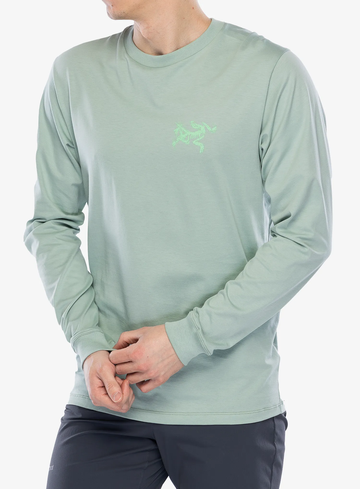ArcteryxKraggSLCottonBirdTileLS_stonegreen_phosphorescent_693.webp