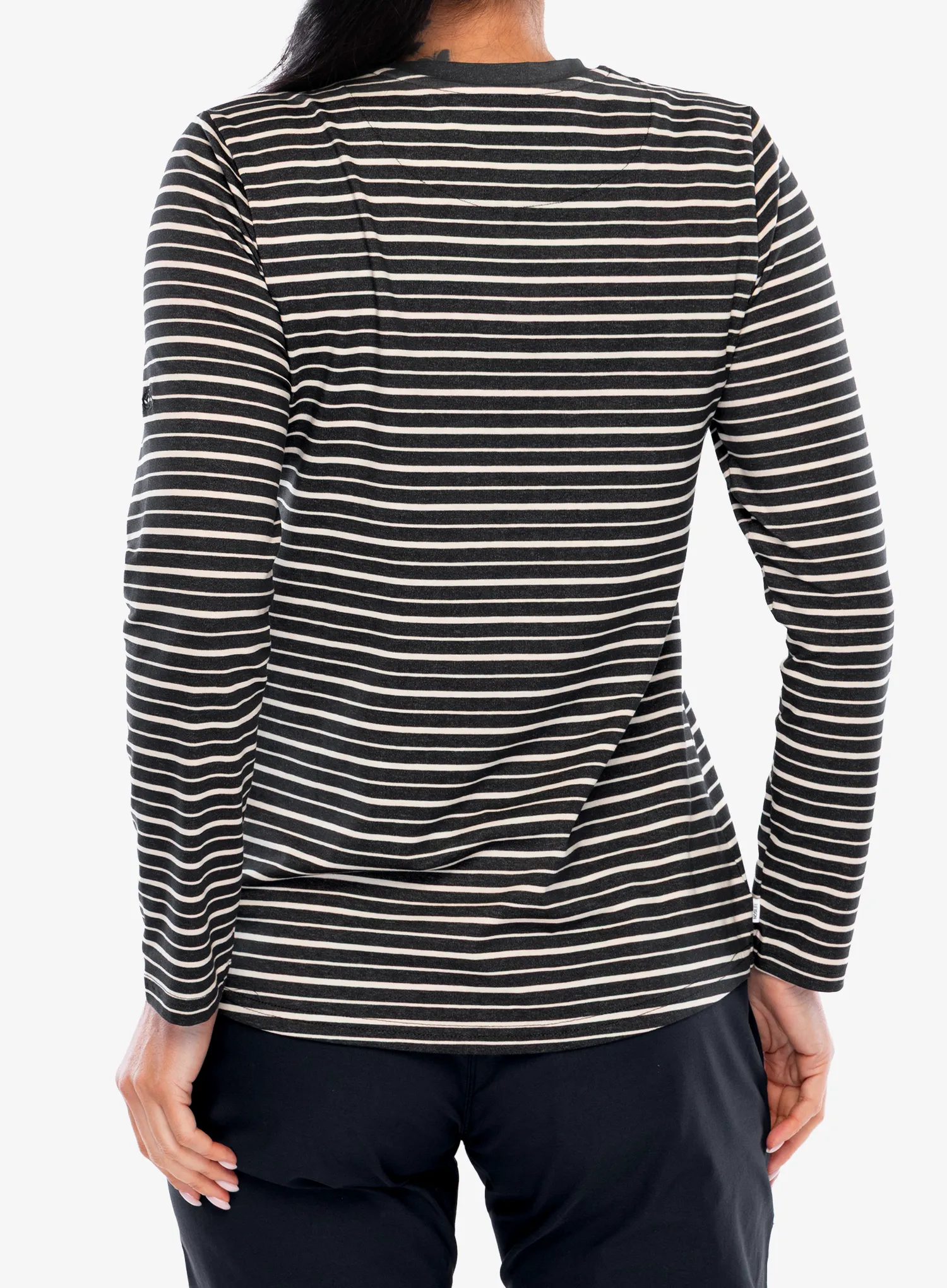 Langarmshirt Damen Craghoppers NosiLife Akona LS Top - charcoal stripe