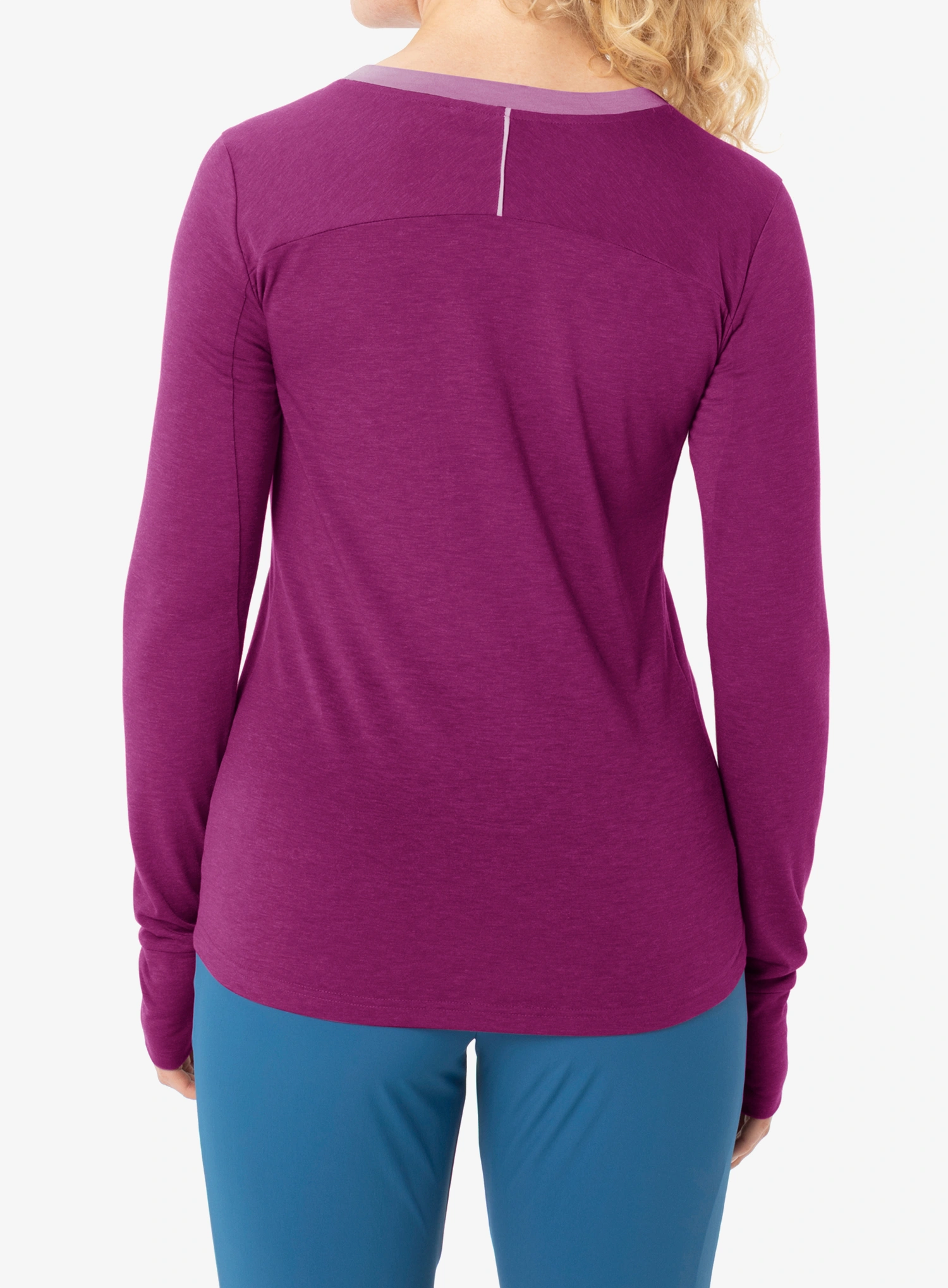 Langarmshirt Damen Vaude Sveit LS Shirt II - pink orchid