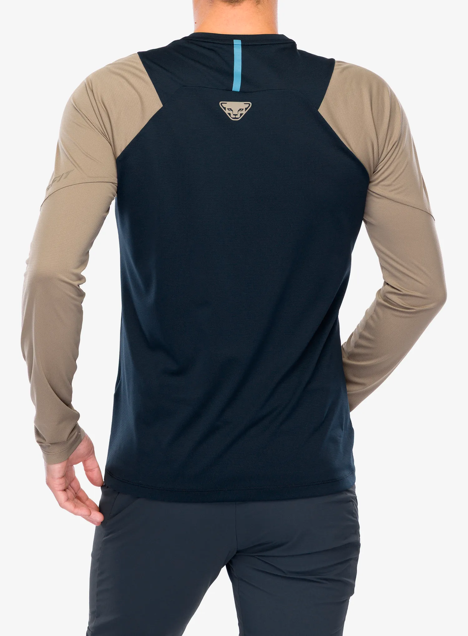 Longsleeve Dynafit Transalper L/S Tee - blueberry fallen rock