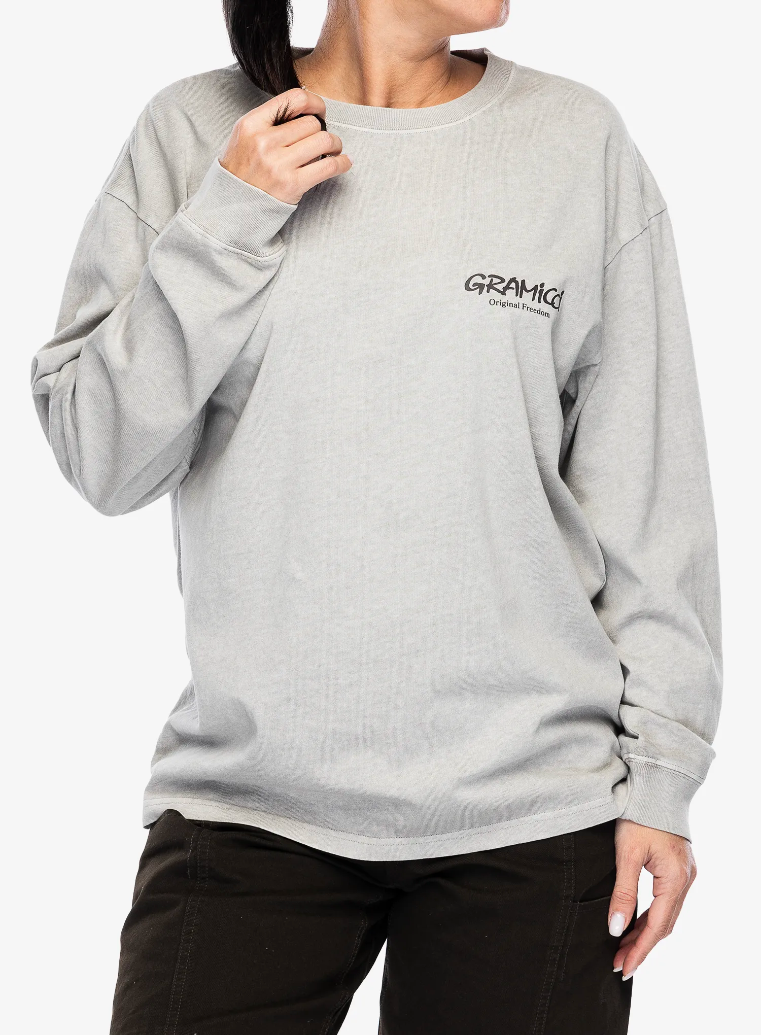 Longsleeve Gramicci Original Freedom LS Tee - pigment slate