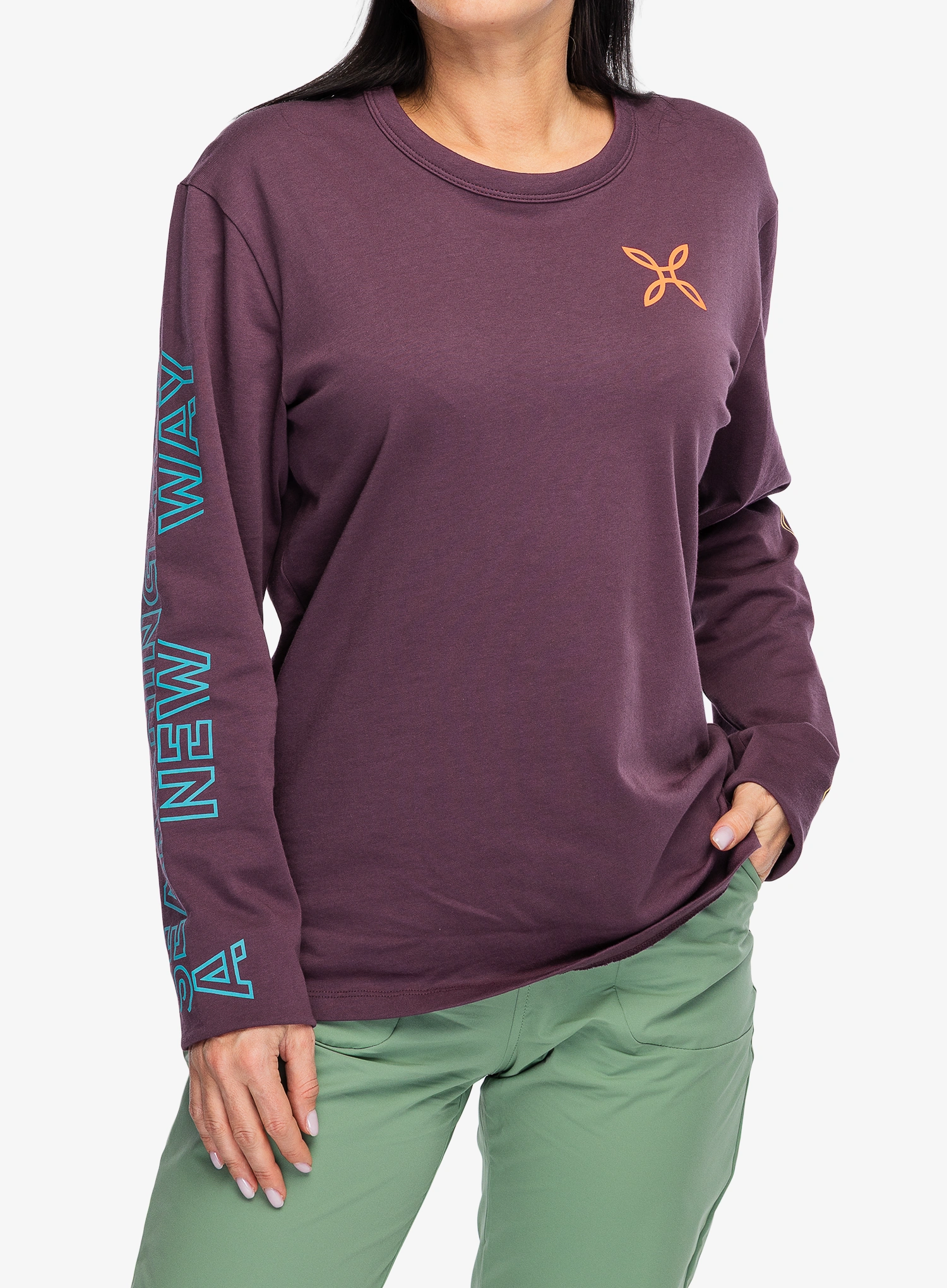 Longsleeve Montura New Way Maglia - wine