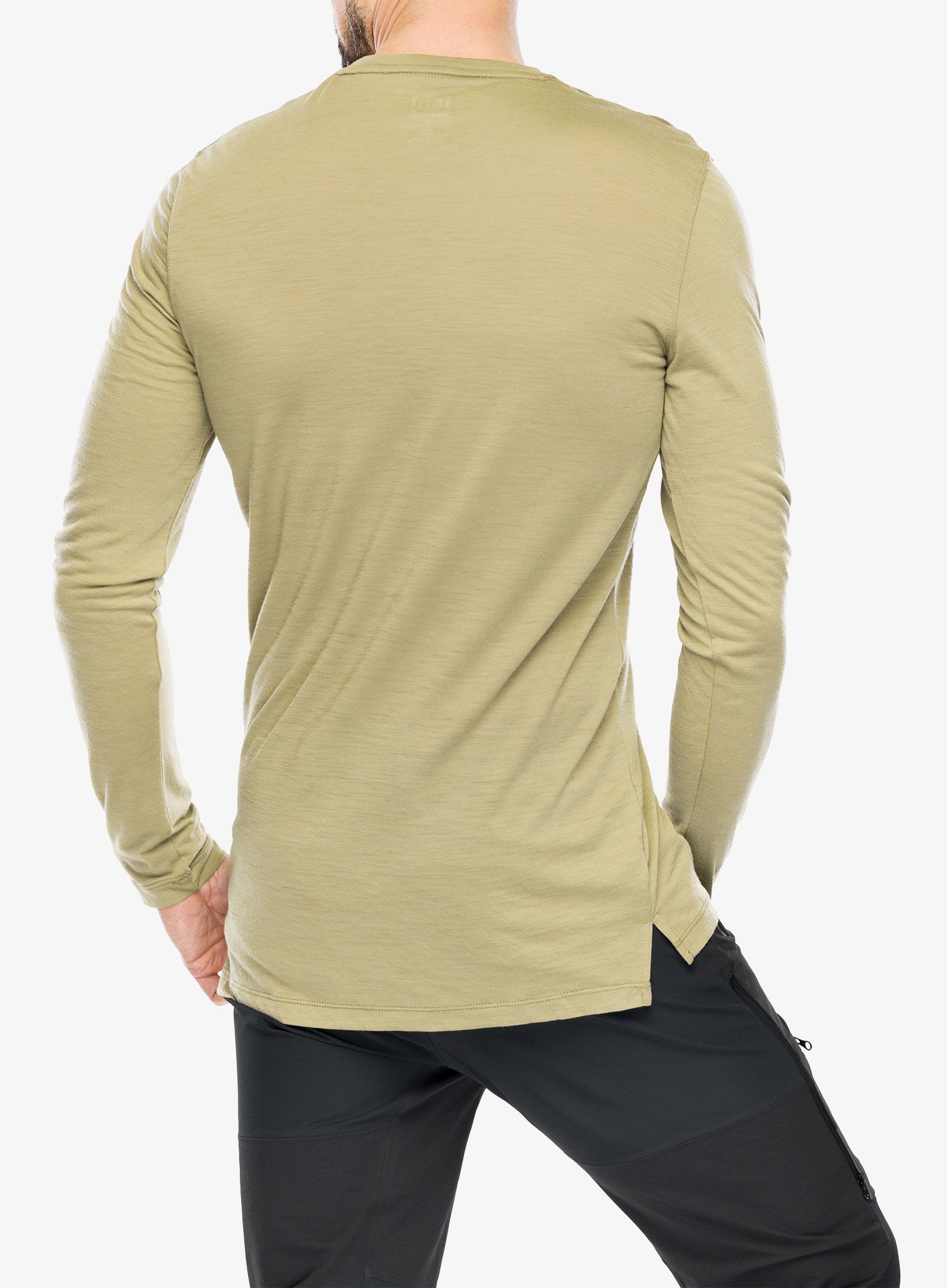 Longsleeve Super.natural Grid Logo Ls - aloe/blueberry