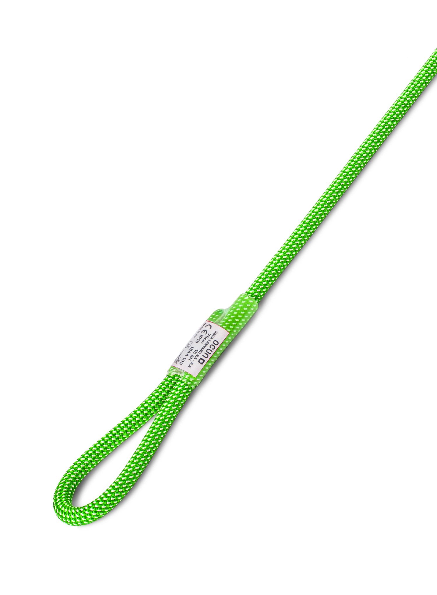 Fangleine Ocun Sbea Lanyard 9,5 mm 75 cm - green/ice mint