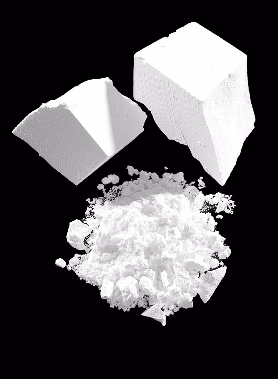 Chalk Black Diamond White Gold Block 56g