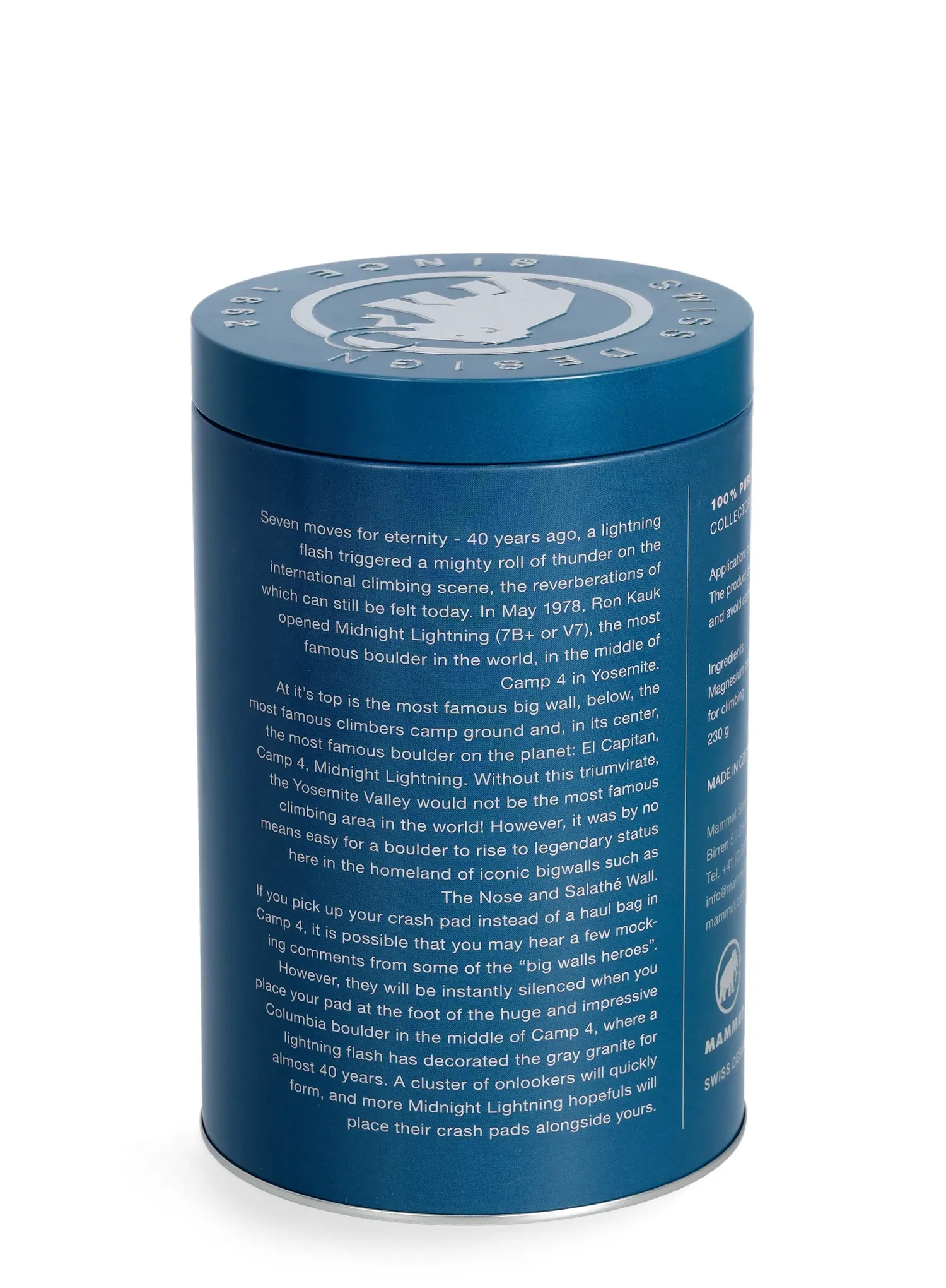 Chalk Mammut Pure Chalk Collectors Box 230 g - midnight lightning