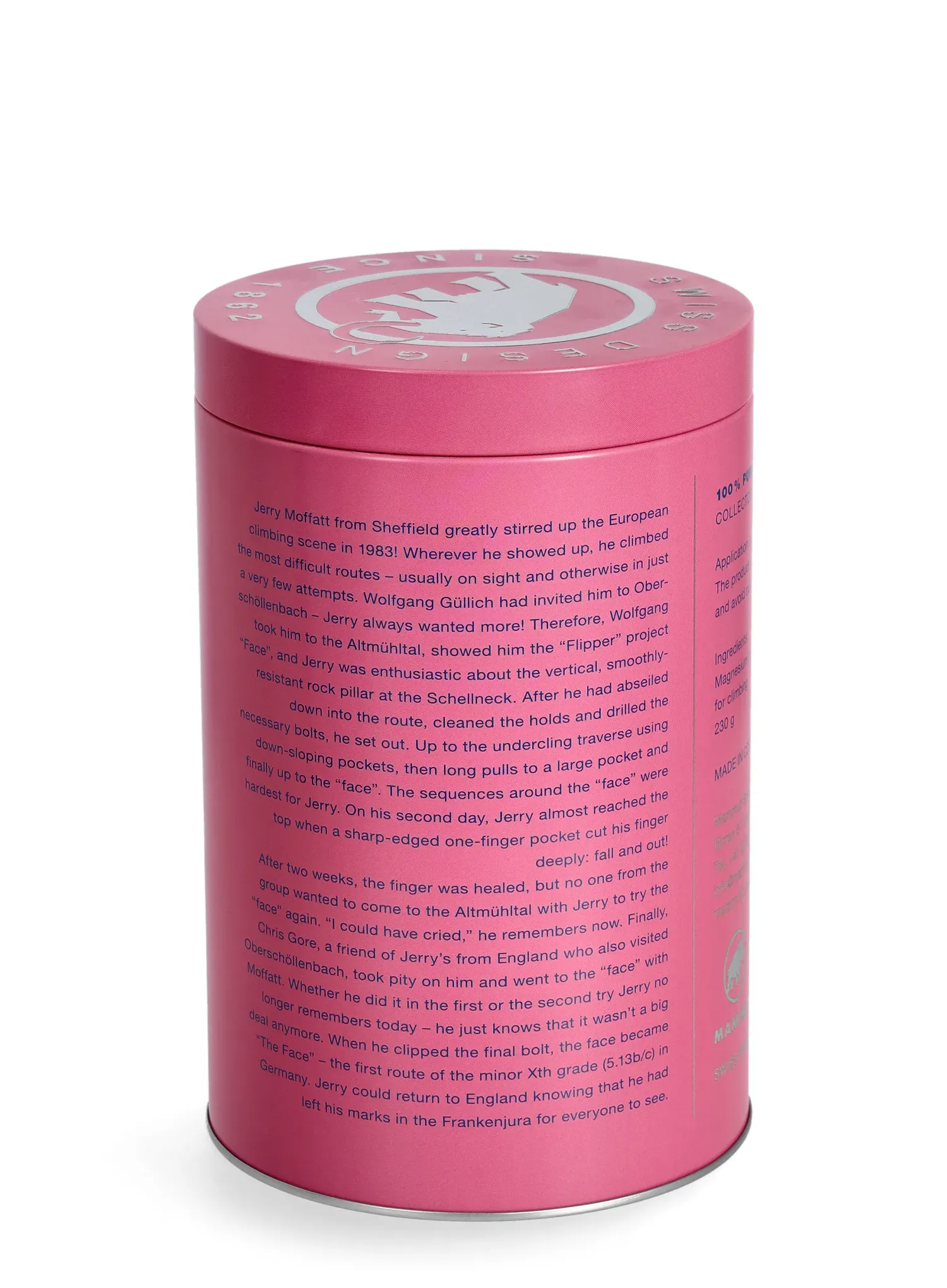 Chalk Mammut Pure Chalk Collectors Box 230 g - the face