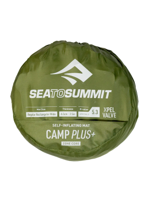 Isomatte selbstaufblasend Sea to Summit Camp Plus Mat RR - cypress