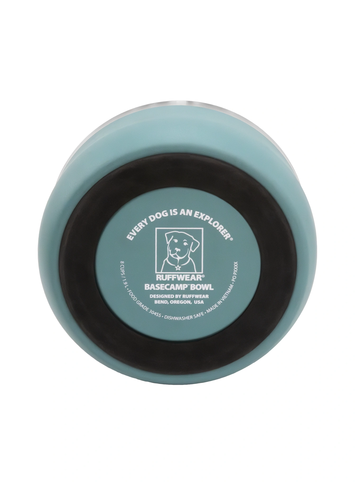Hundeschüssel Ruffwear Basecamp Bowl - river rock green