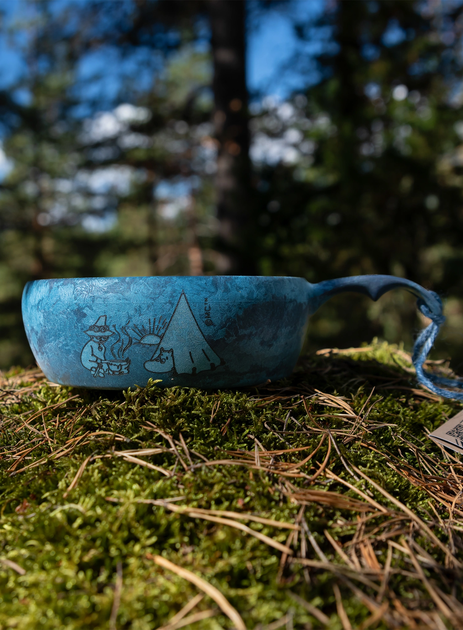 Outdoor-Schüssel Kupilka 55 Moomin Moomins Camping - blue