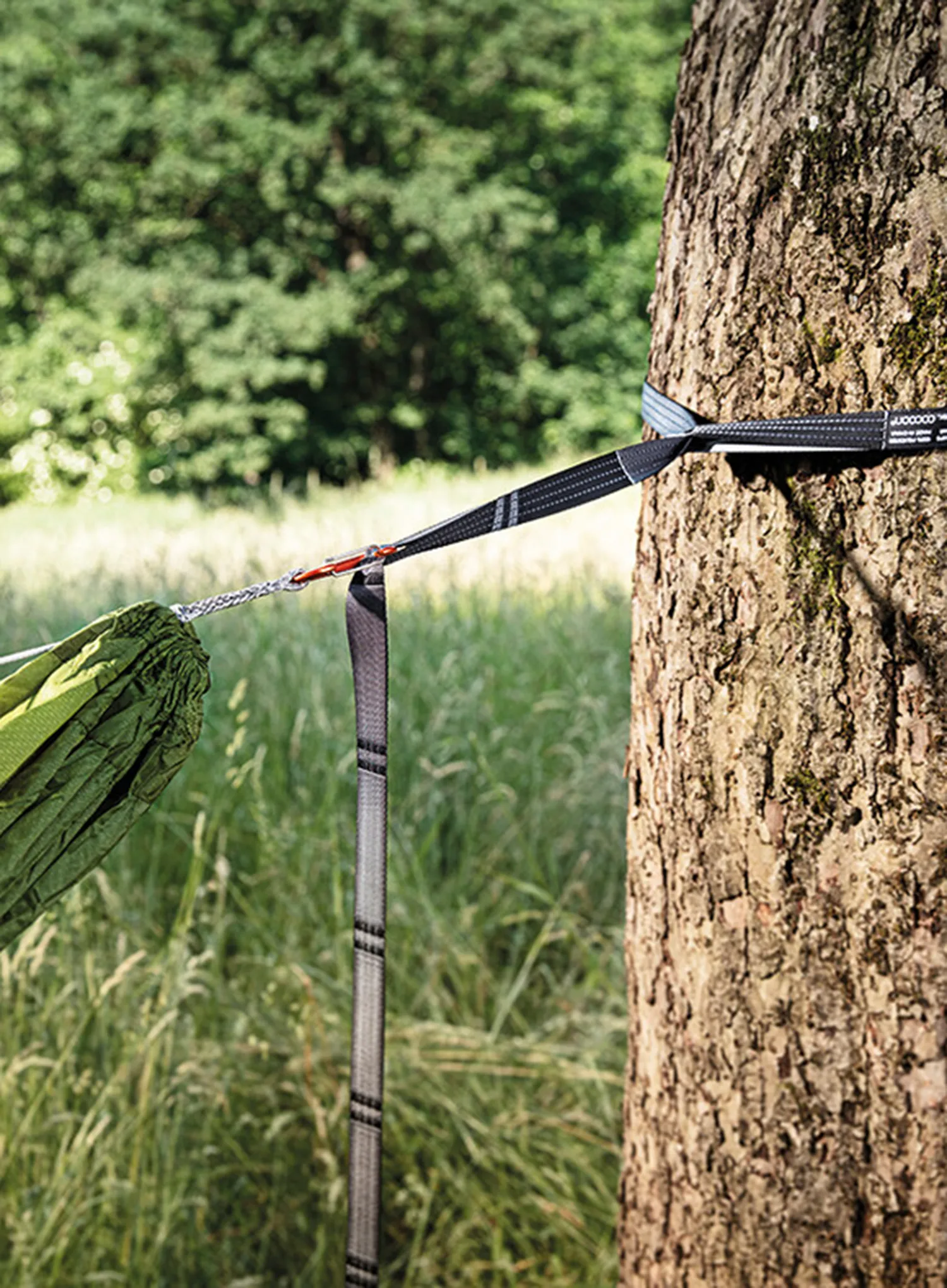 Hängematte-Befestigung Cocoon Hammock Straps - black/grey