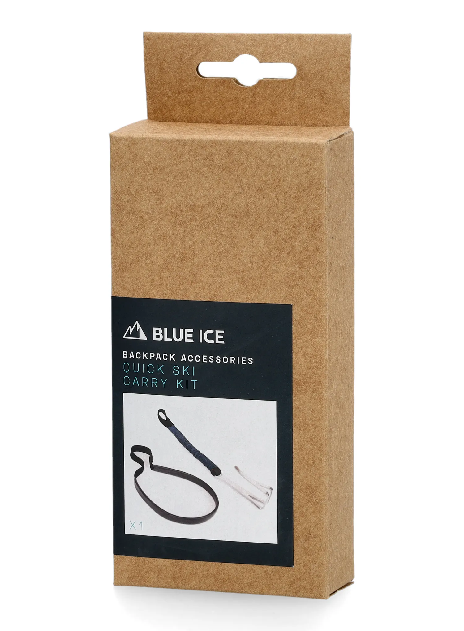 Halterung Blue Ice Quick Ski Carry Kit - india ink