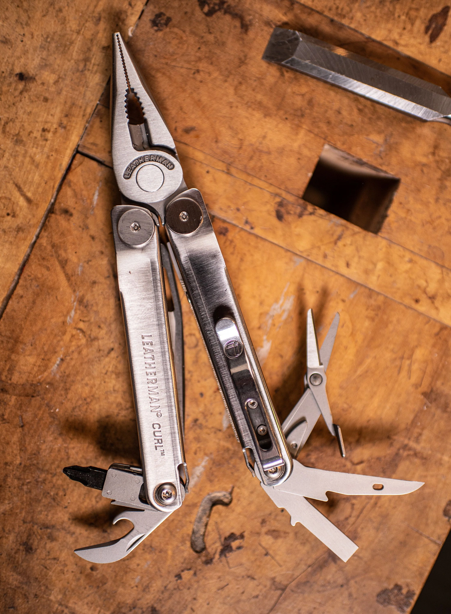 Multifunktionswerkzeug Leatherman Curl - stainless